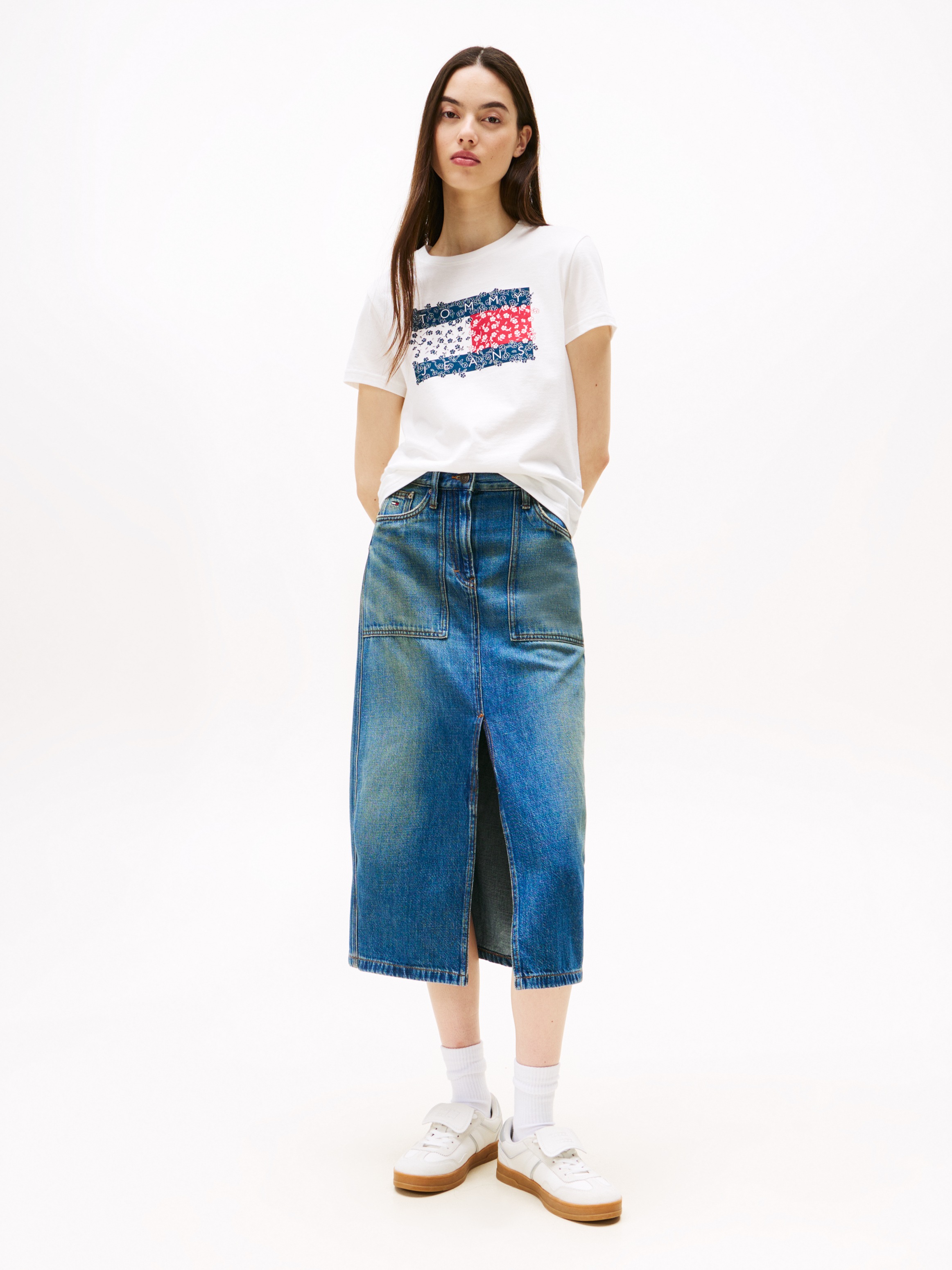 Tommy Jeans Jeansrock "CLAIRE MIDI SKIRT UTILITY CI2037" günstig online kaufen