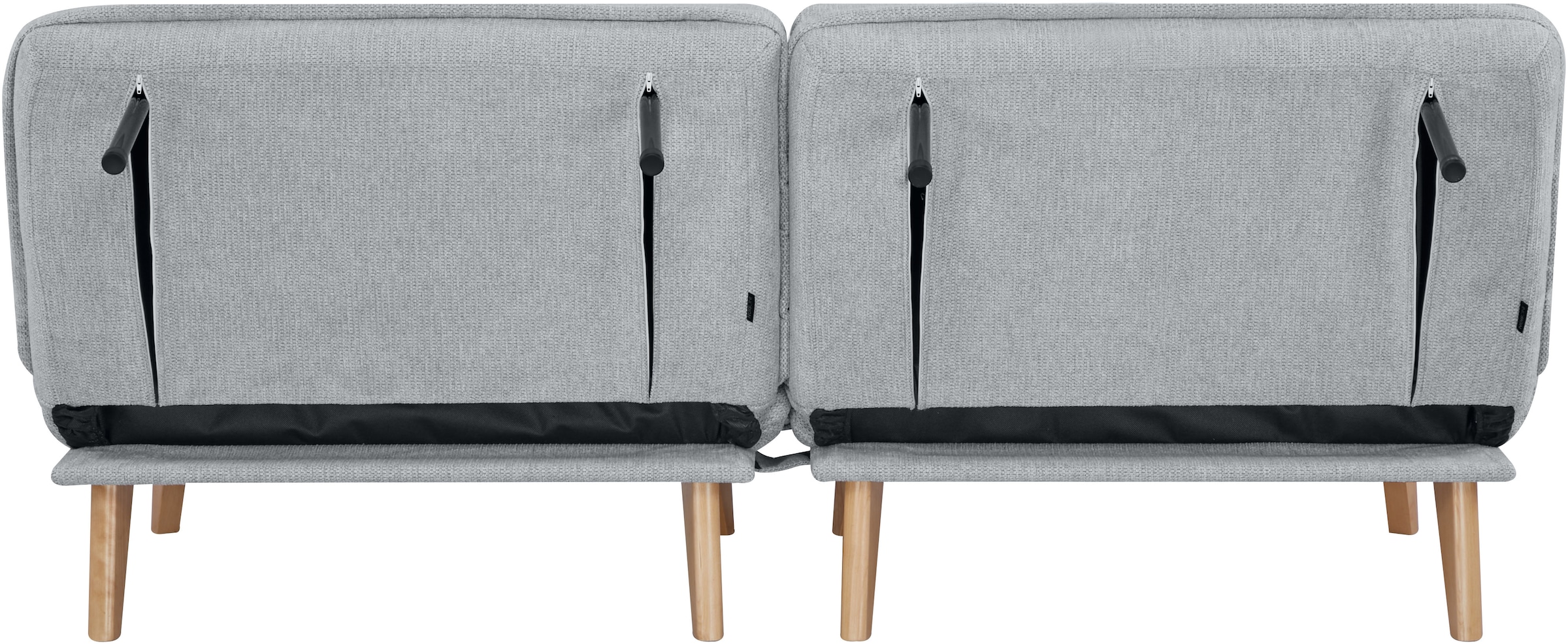 INOSIGN Sessel »DELANEY Schlafsofa, bestehend aus 2 Modulen, mit Schlaffunktion«, Bettsofa, Schlafsessel, Klappsofa, erweiterbar, in Webstoff
