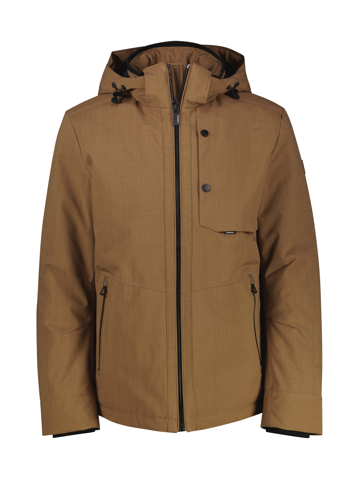 LERROS Blouson »LERROS Herren Blouson in Stukturoptik«, mit Kapuze, Wasser- und windabweisend