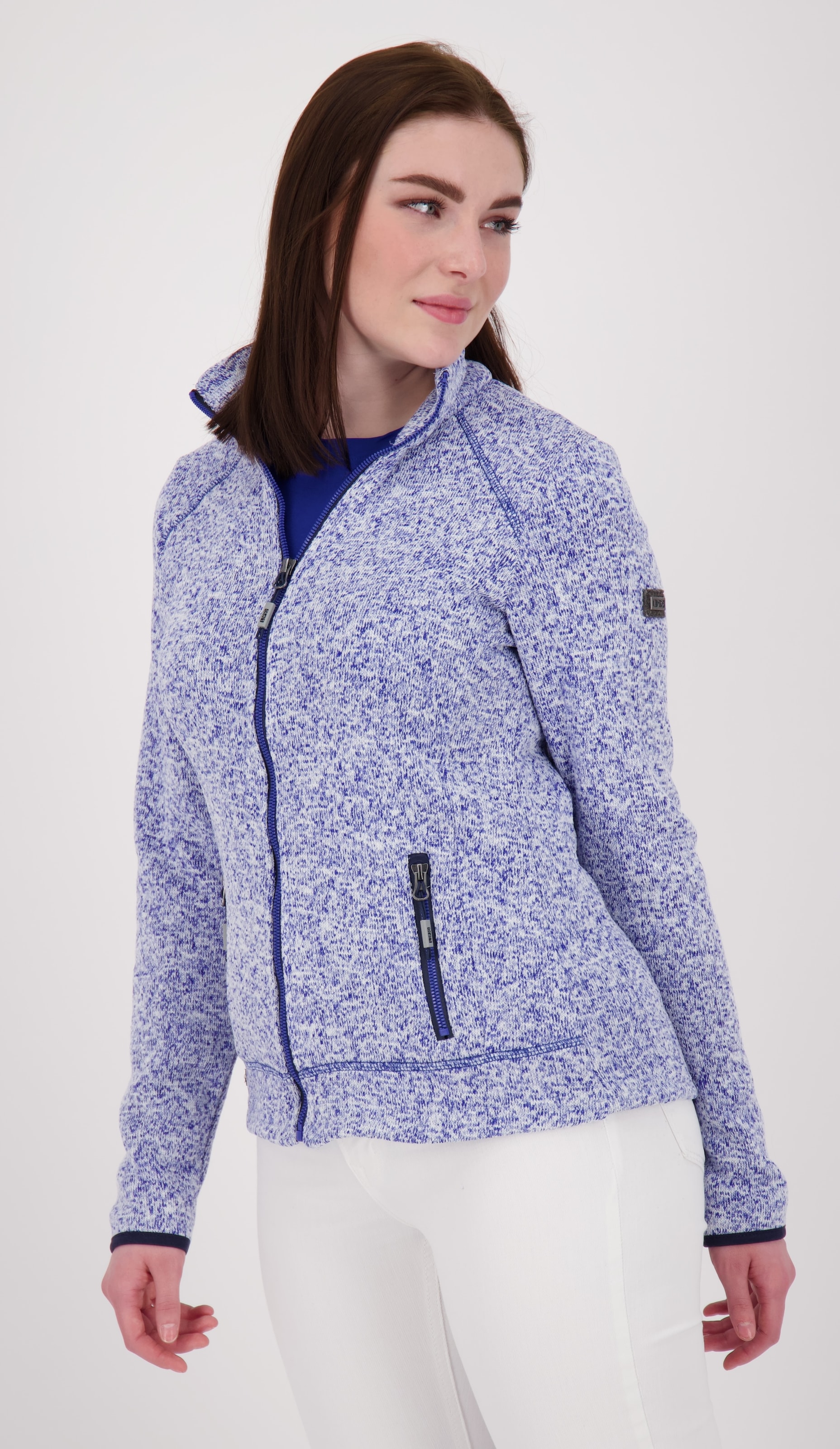 DEPROC Active Strickfleecejacke »KIRKVALE X WOMEN«, auch in Großen Größen erhältlich