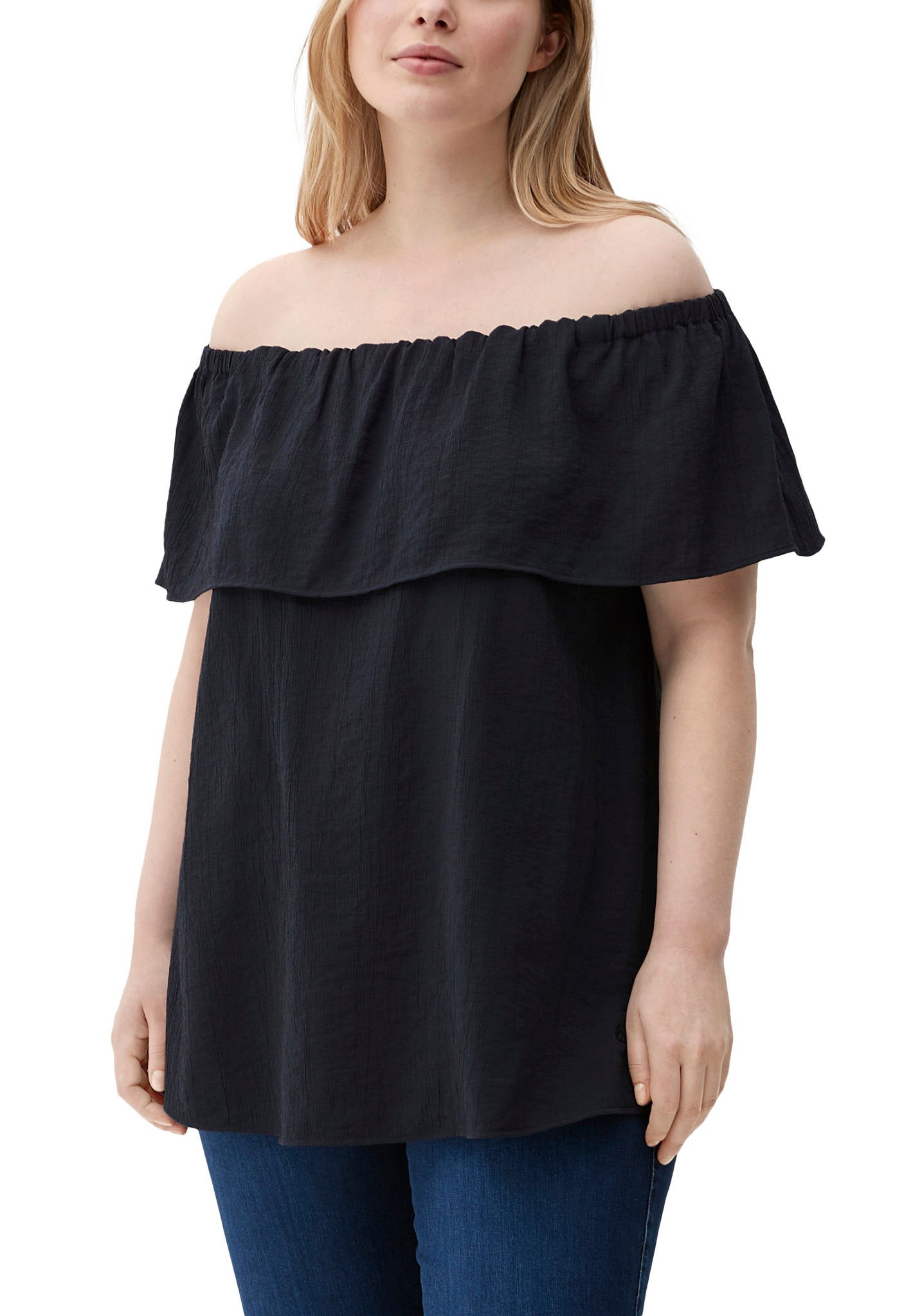TRIANGLE Shirtbluse mit Off Shoulder-Ausschnitt