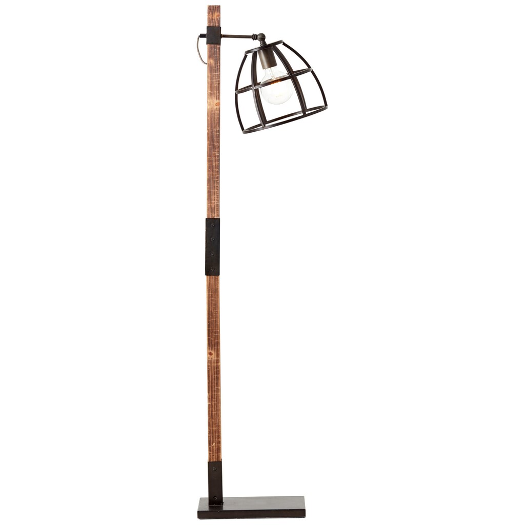 Brilliant Stehlampe »Matrix Wood«, 1 flammig-flammig