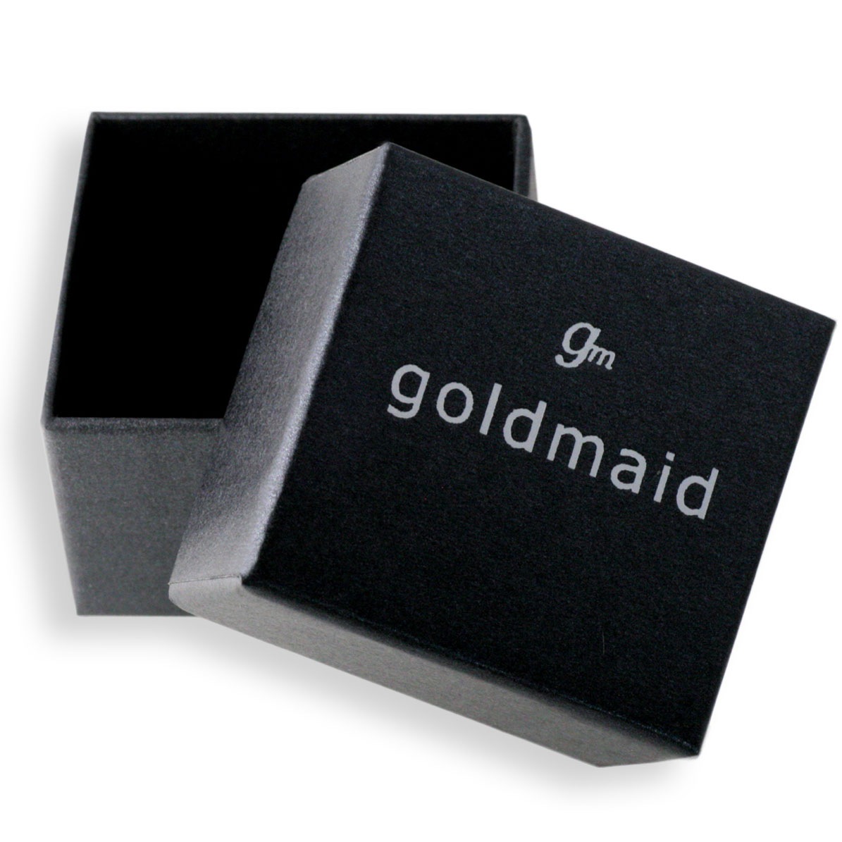Goldmaid Silver Ring White Size 58 3