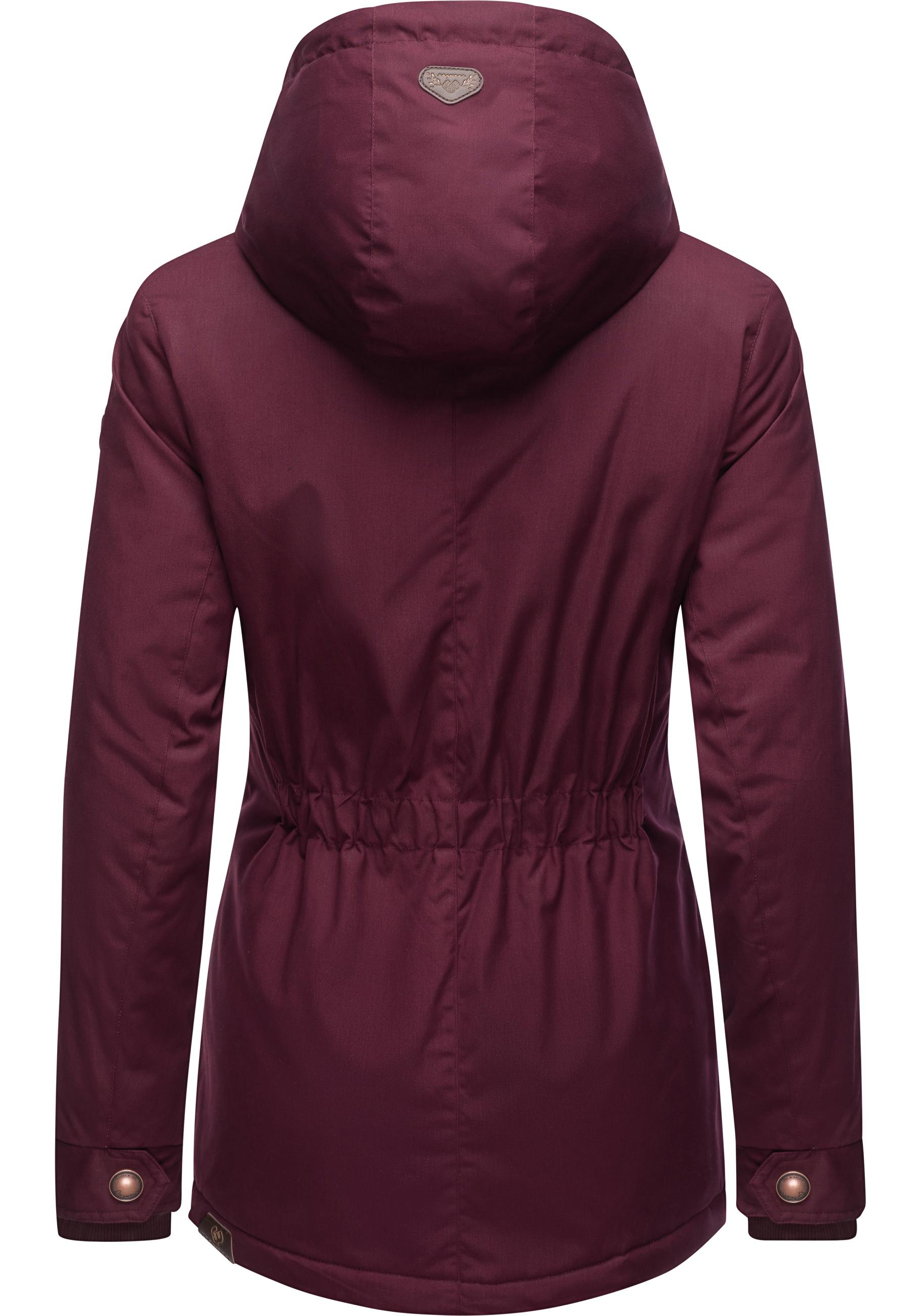 Thumbnail - Ragwear Winterjacke "Monade" mit Kapuze Damen Winterparka mit Kapuze und m. Fleece gefüttert