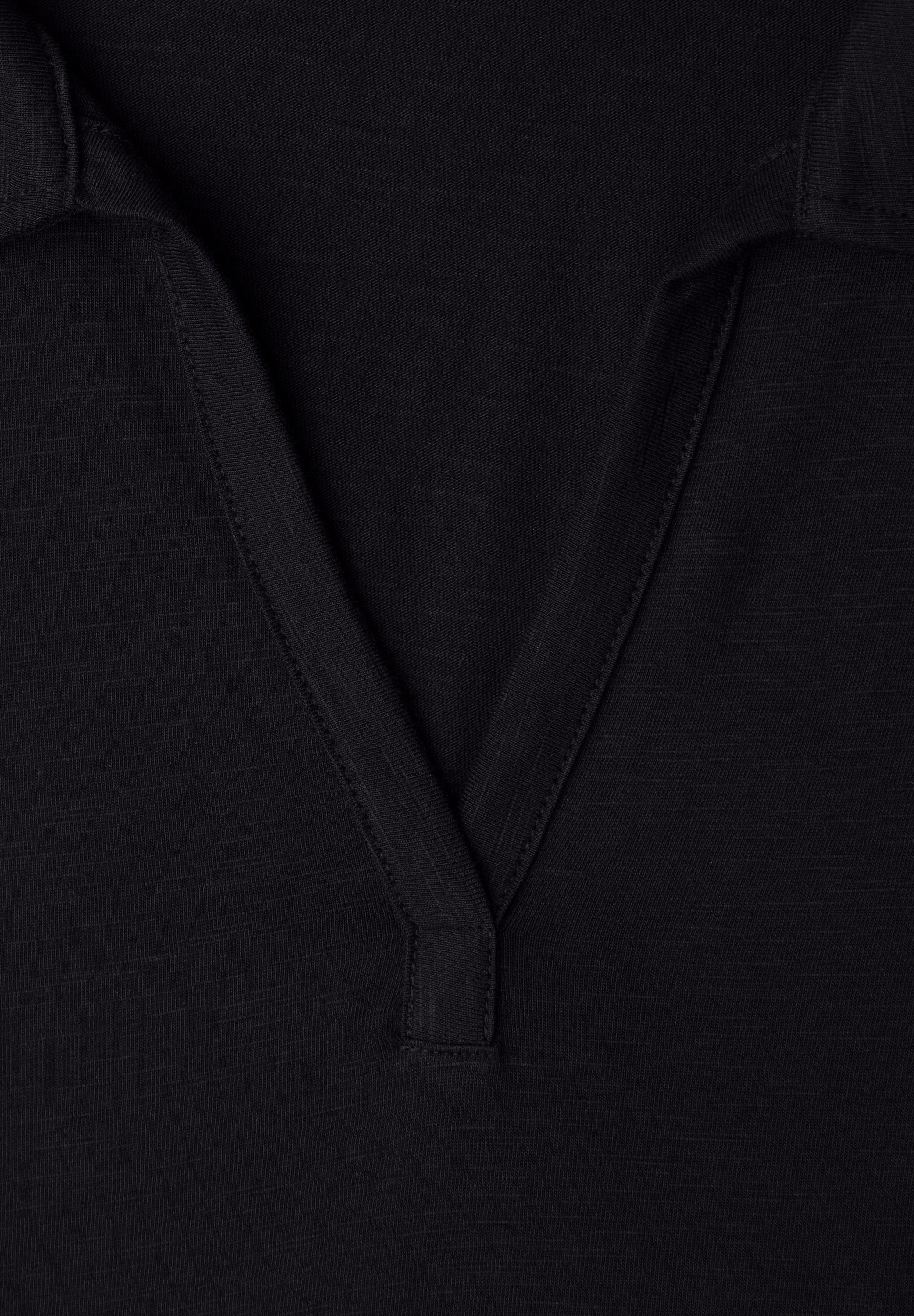 STREET ONE Poloshirt im soften Baumwoll-Mix