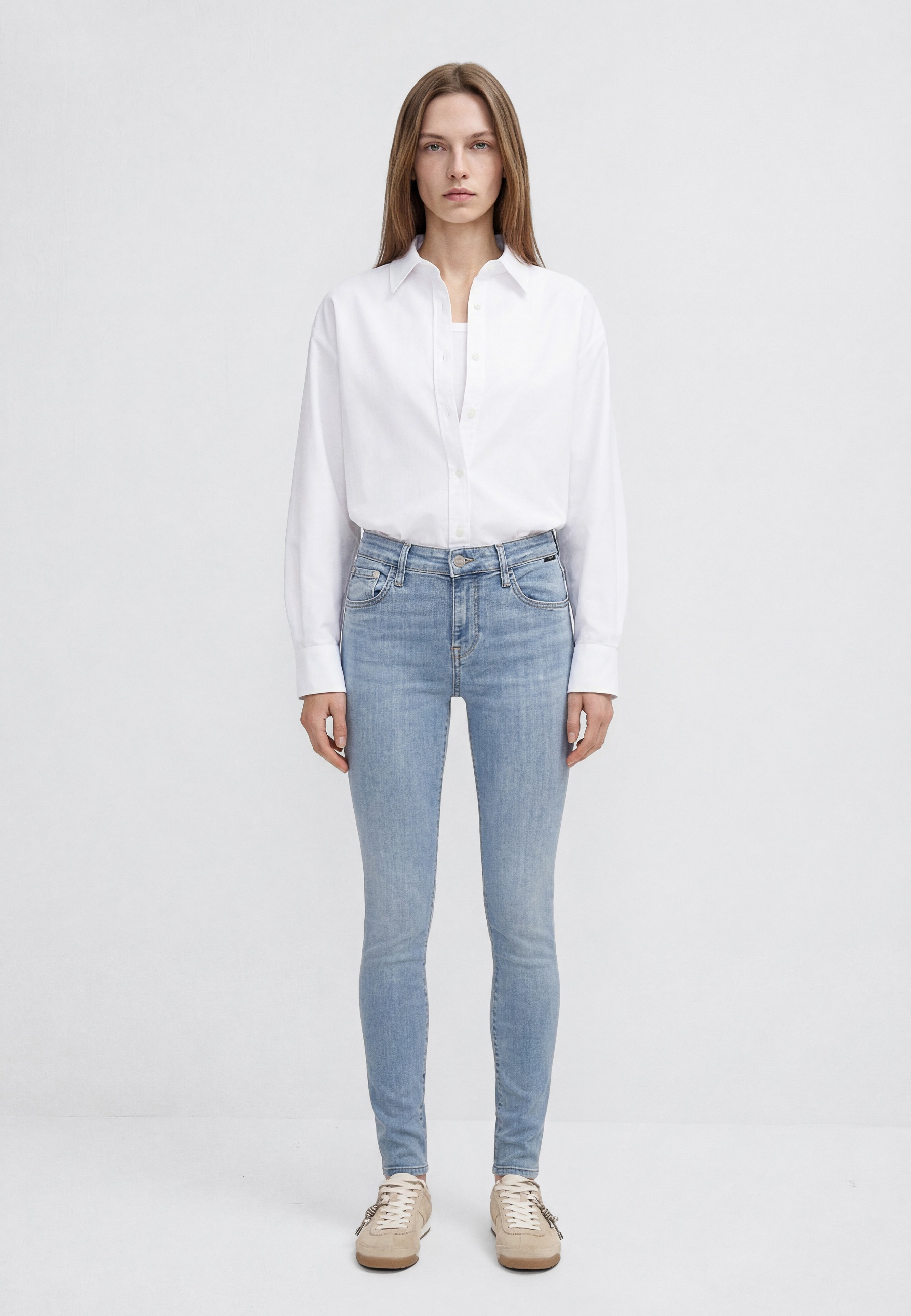 Mavi Adriana Skinny Jeans Lt Brushed STR 30 2