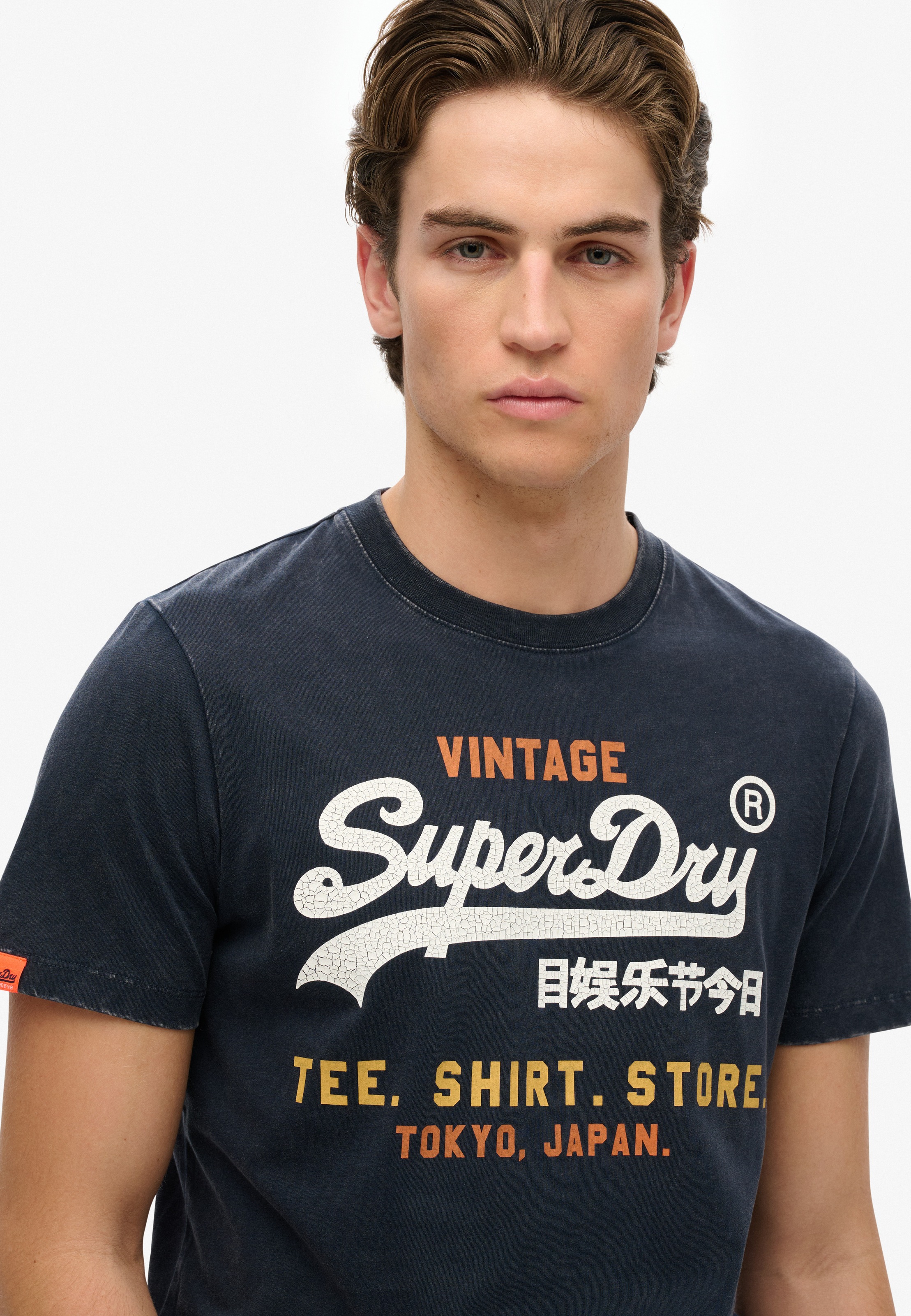 Superdry Rundhalsshirt »VL CALI RELAXED TEE«