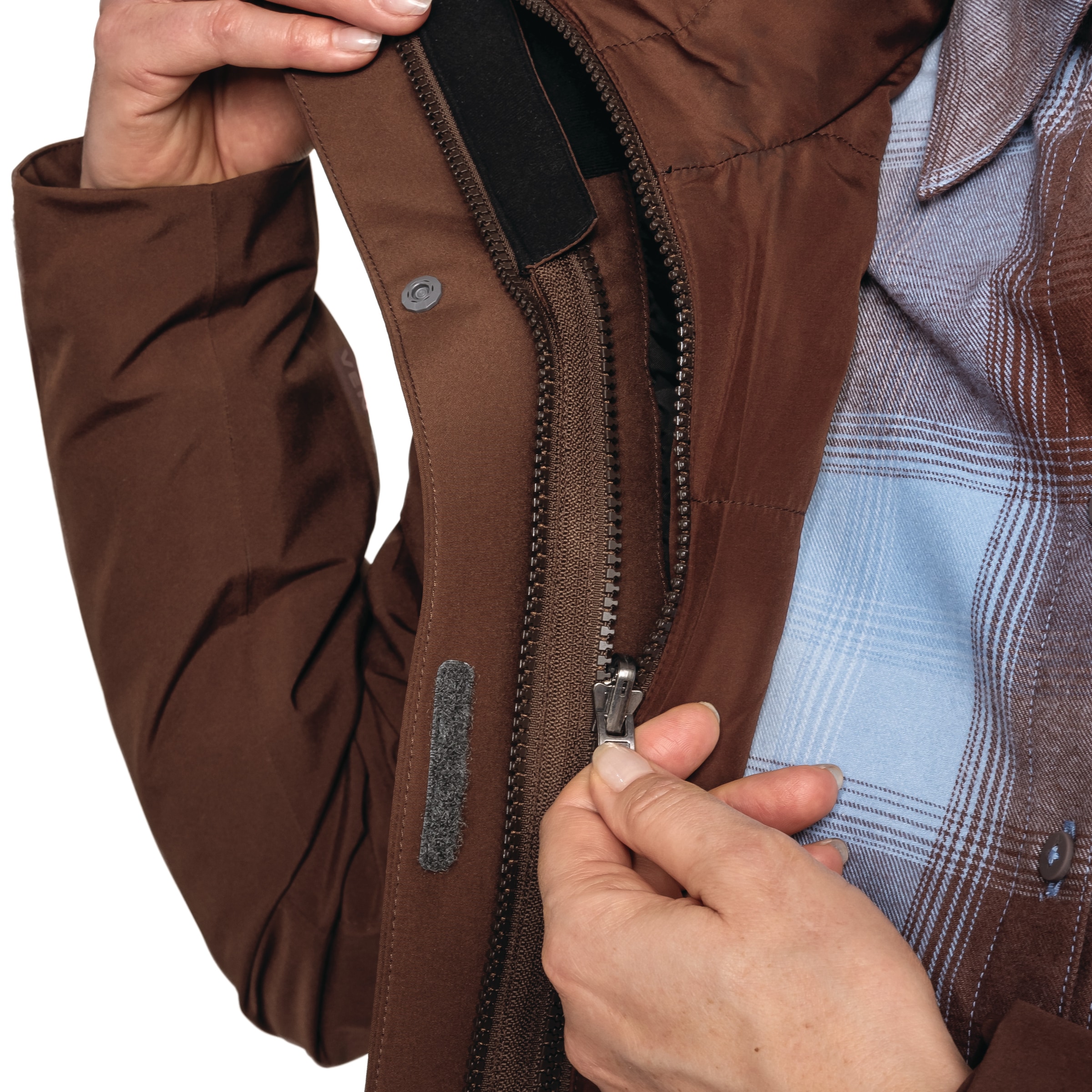 Schöffel 3-in-1-Funktionsjacke »3in1 Jacket Style Tamina WMS« Set, 2 Stk. tlg. mit Kapuze mit herauszippbarer, separat tragbarer, wattierter Innenjacke