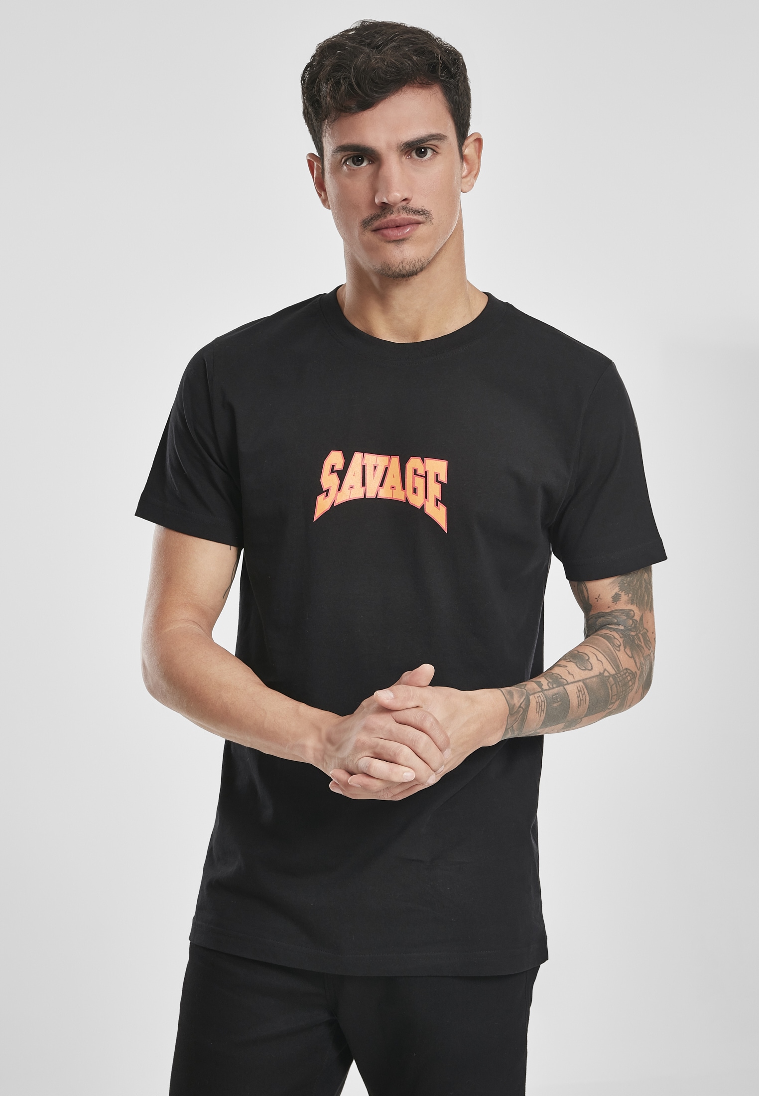 MisterTee Kurzarmshirt "MisterTee Herren Savage Tee", (1 tlg.) günstig online kaufen