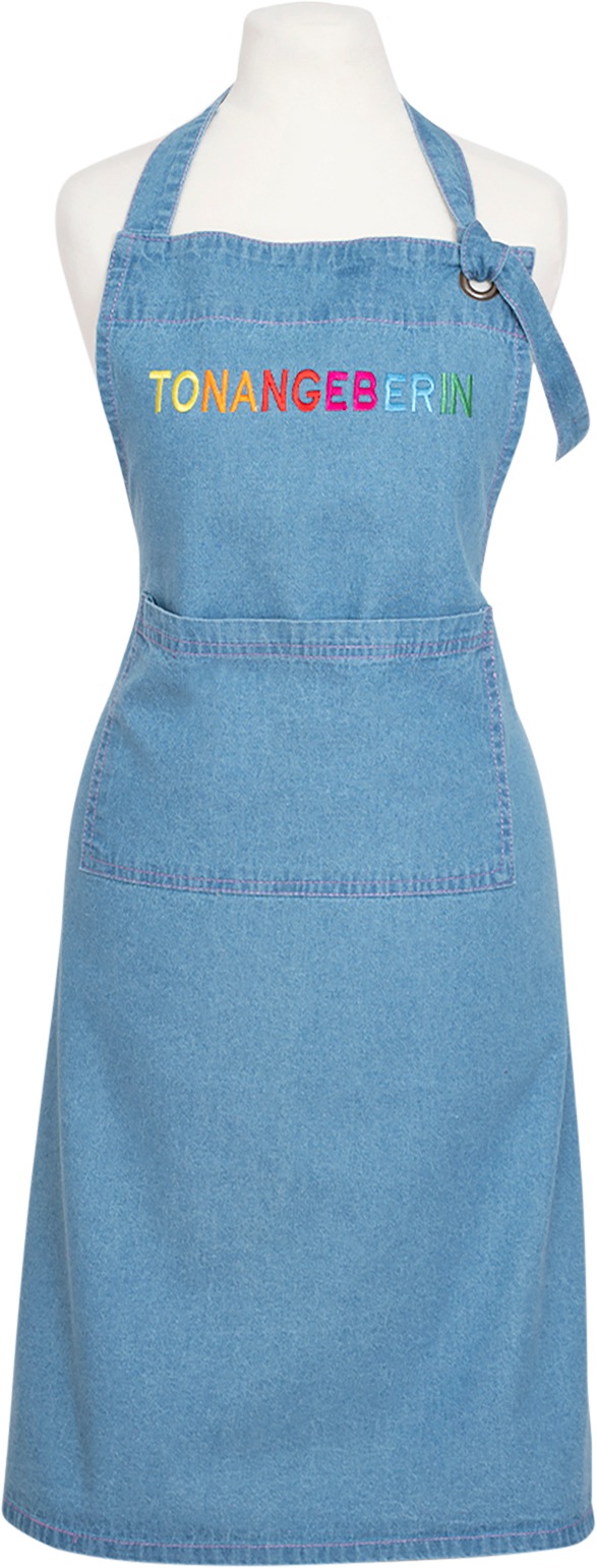 PAD Kochschürze "Denim" 1 mit Stickerei