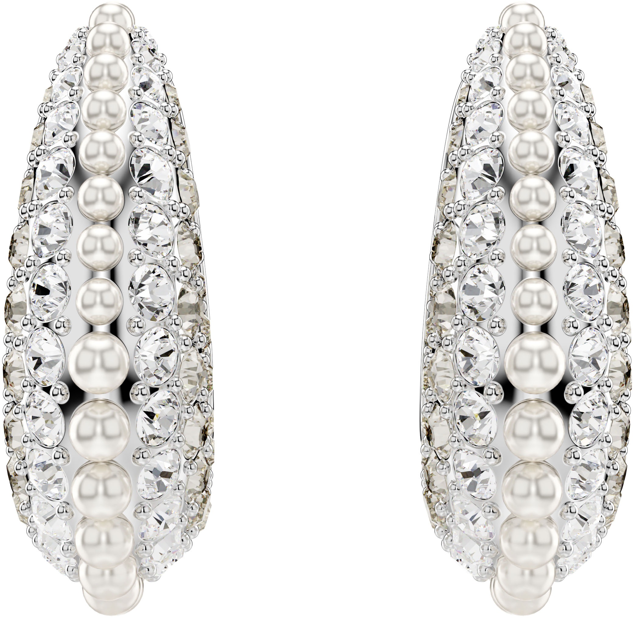 Swarovski Paar Creolen »Schmuck Geschenk Sublima Drop-Ohrhänger, 5692107«, mit Swarovski® Kristall
