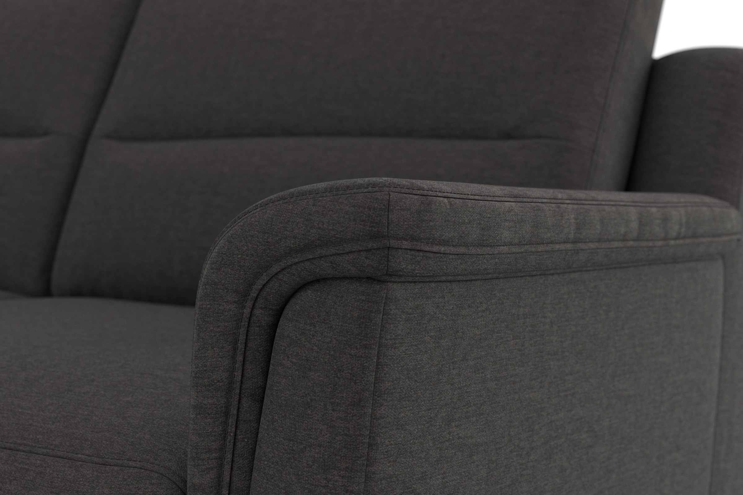 sit&more Ecksofa »Farö L-Form«, inklusive Federkern, wahlweise mit Bettfunktion und Bettkasten
