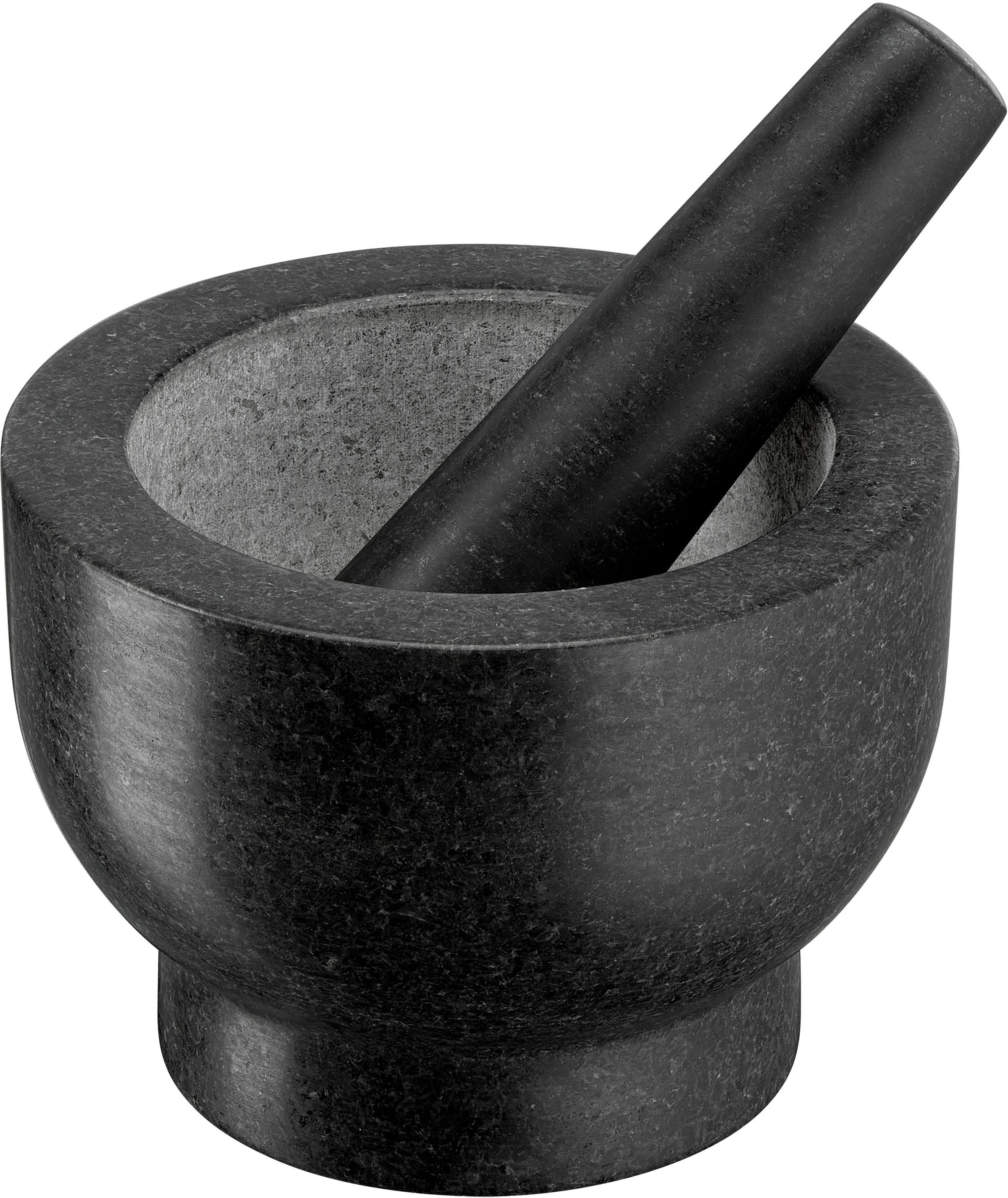 TEFAL Mörser "Jamie Oliver by Tefal", Ø 14,5cm + Höhe 17cm, schwarz, Küche, Mörser, einfache Reinigung, robust, für nasse und trockene Zutaten, Granit