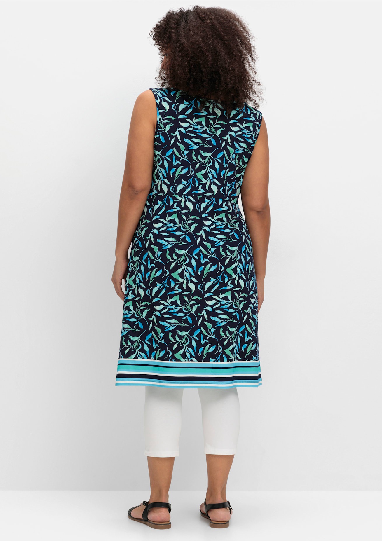 Sheego Sommerkleid "Sommerkleid" aufgesetzte Taschen günstig online kaufen