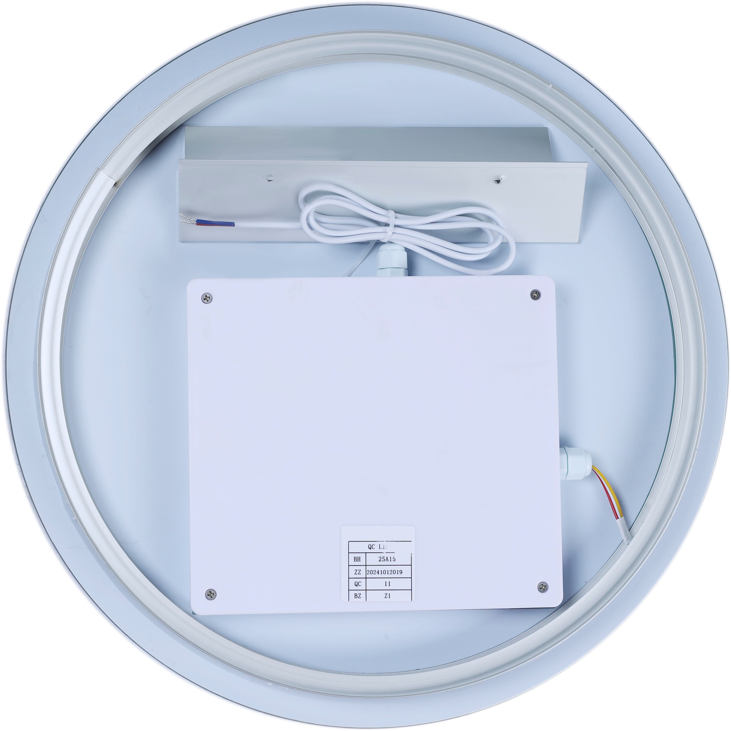 welltime LED-Lichtspiegel »Toledo rund, Spiegel mit LED Beleuchtung, Badspiegel« mit Anti-Fog Beschichtung