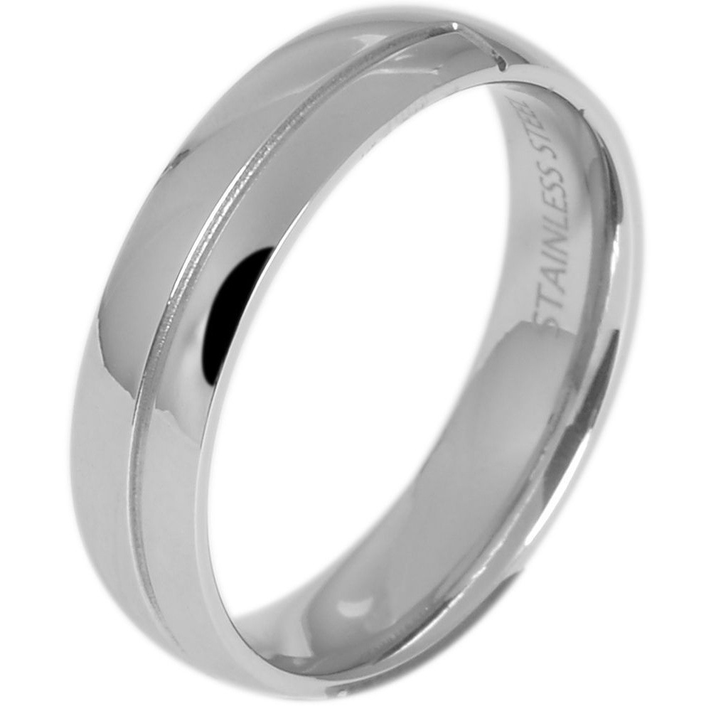 Adelia´s Fingerring »Herren Ring aus Edelstahl«