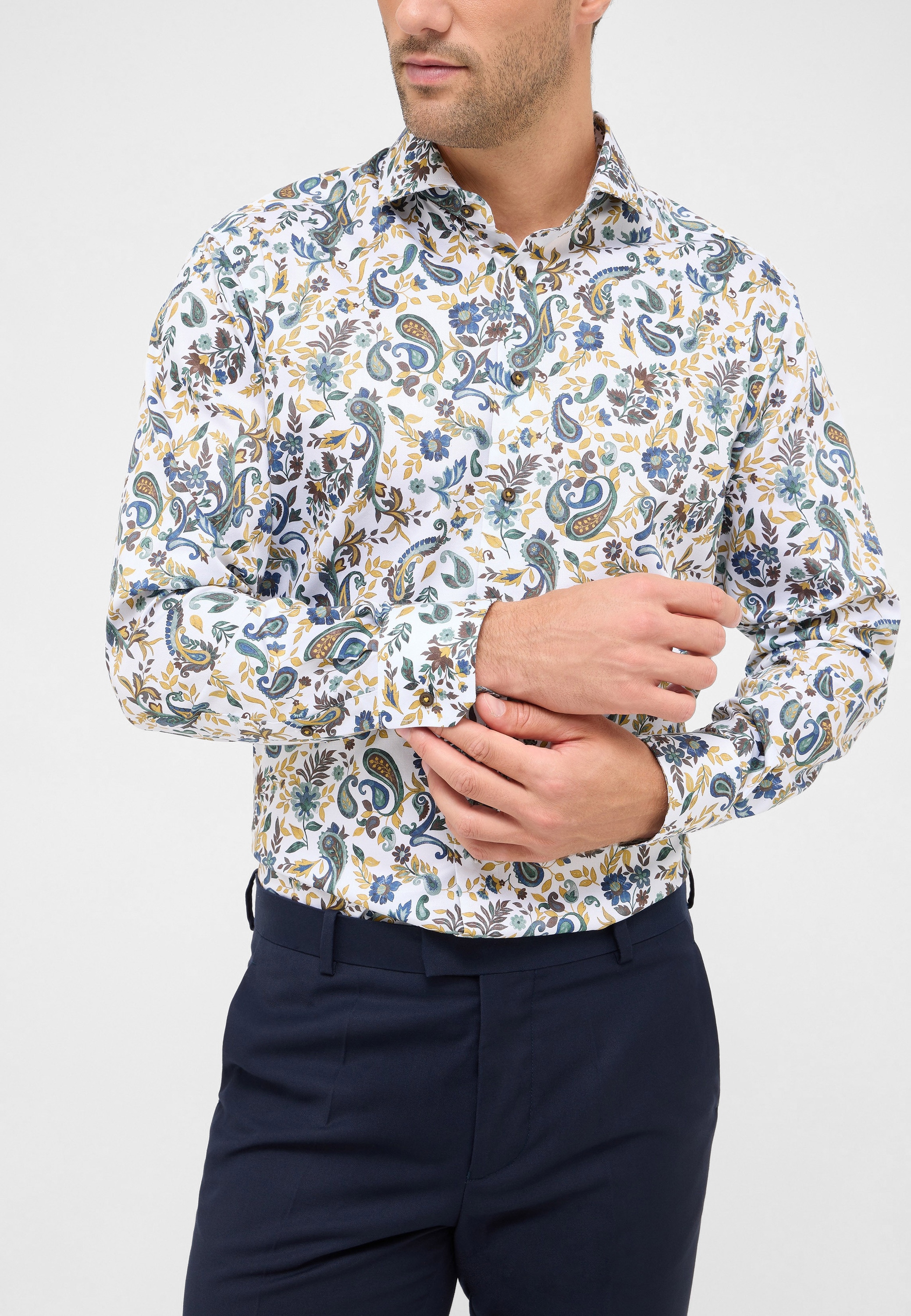 Eterna Langarmhemd »MODERN FIT«, NON IRON (bügelfrei)