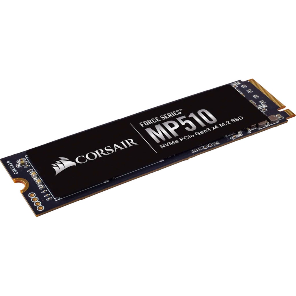 Corsair interne SSD »Force Series MP510 4TB NVMe PCIe Gen3 x4 M.2-SSD«, Anschluss M.2 PCIe 3.0