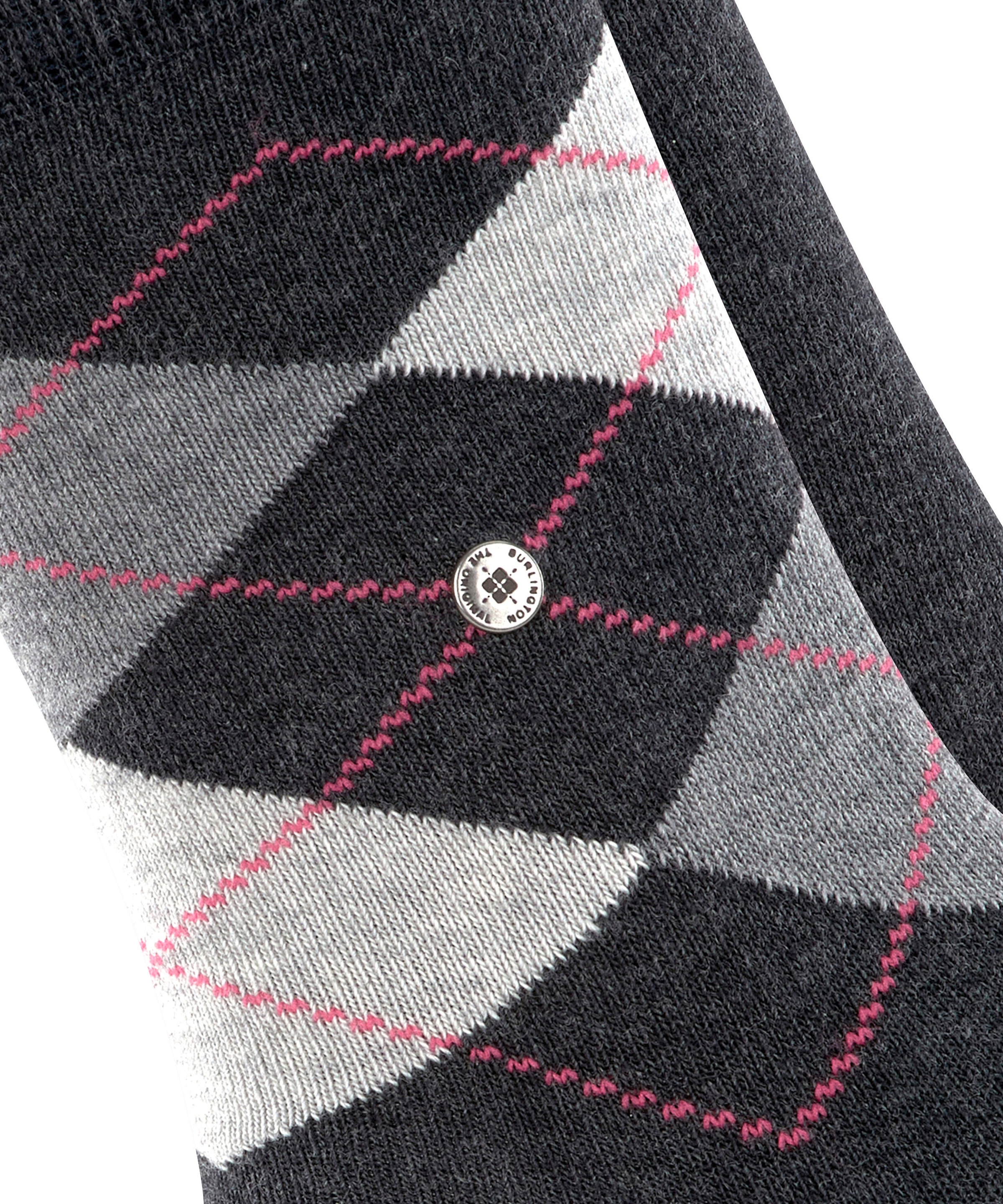 Burlington Socken »Everyday Mix« 2 Paar,  Einheitsgröße 36-41, unifarben und Argyle-Muster