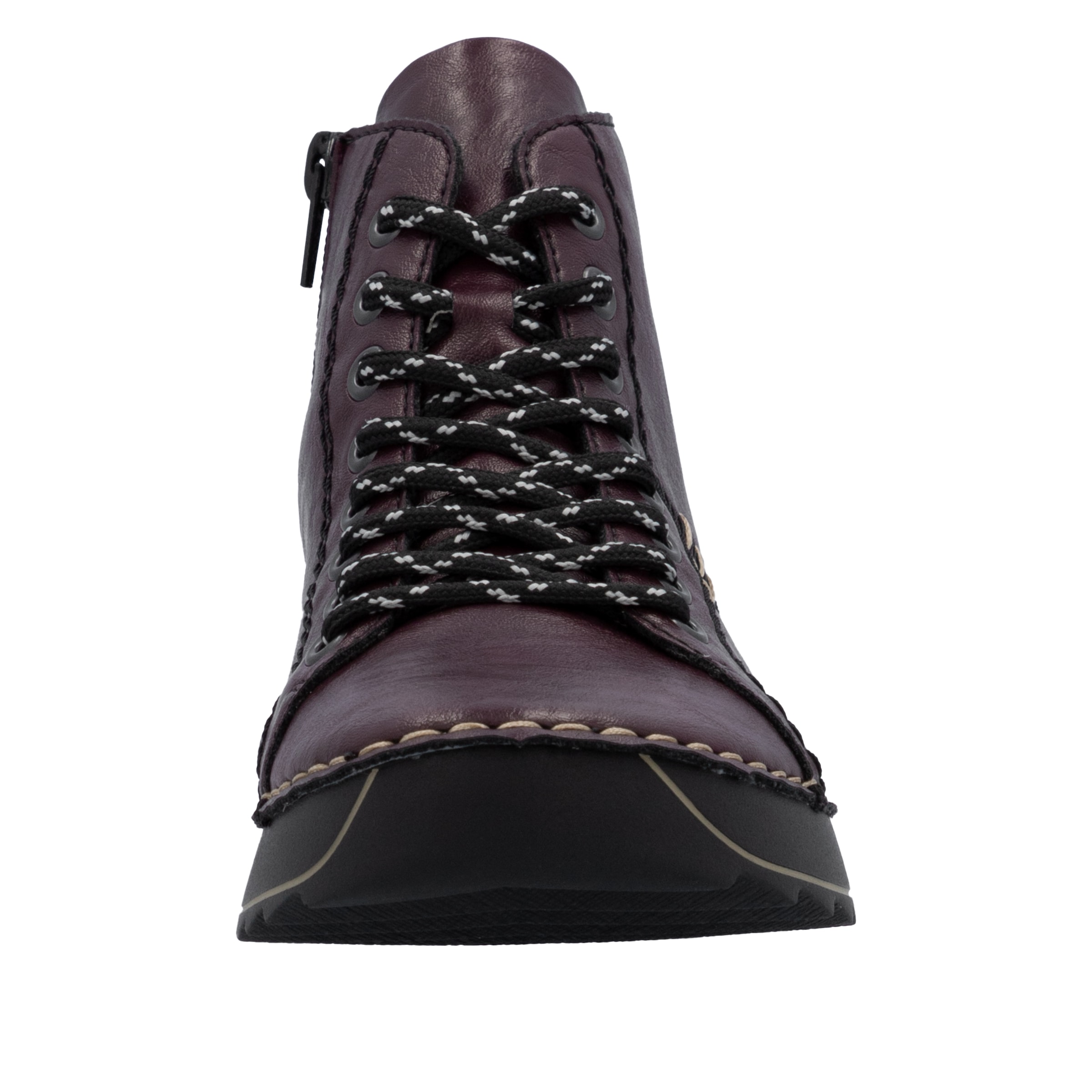 Rieker Schnürboots, Schnürstiefelette, High Top Sneaker, Plateauboots mit Profilsohle