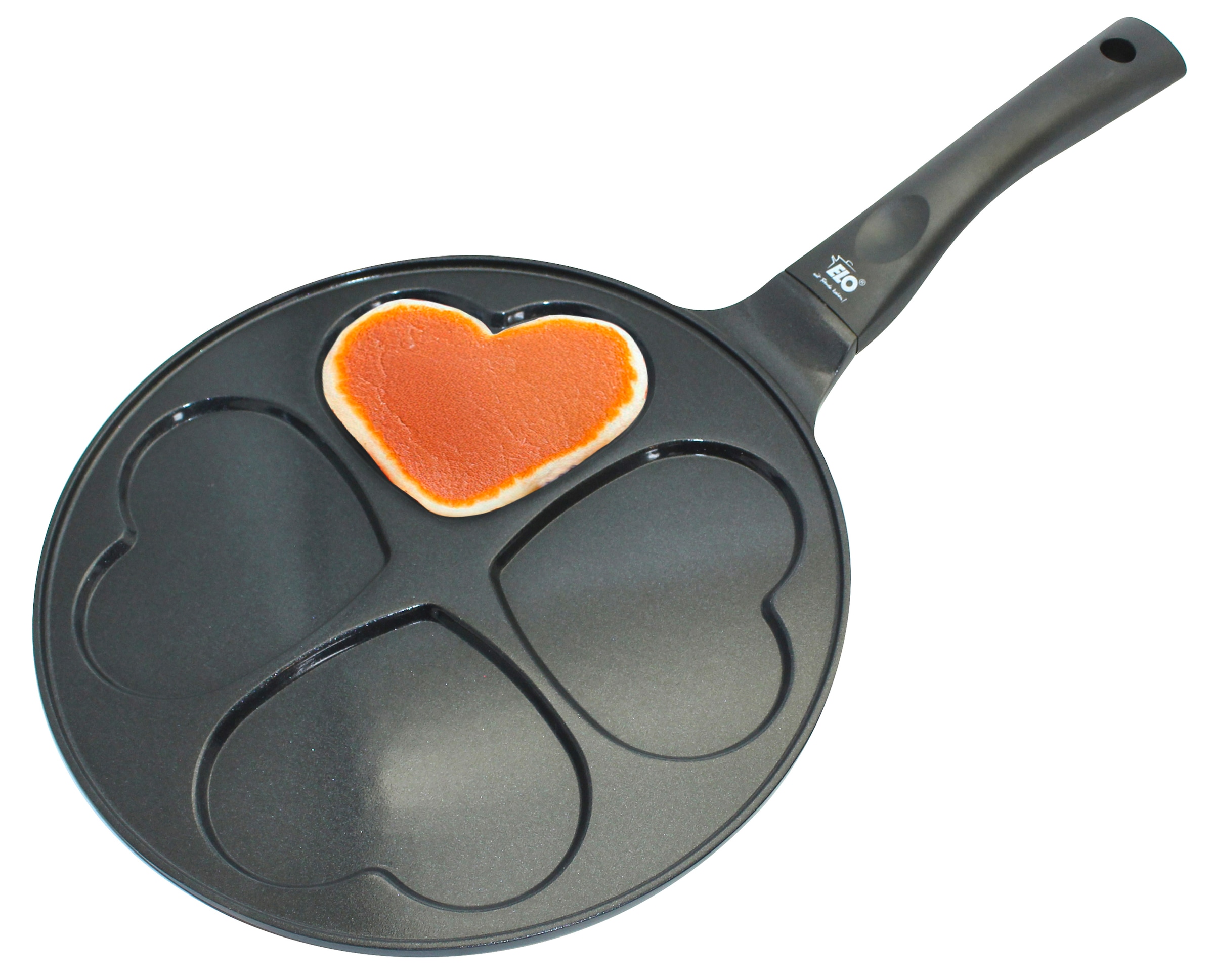 Elo Basic Crêpepfanne »Blini, Herzpfanne 26 cm« Aluminiumguss 1 Stk. tlg. für 4 Herz-Pfannkuchen