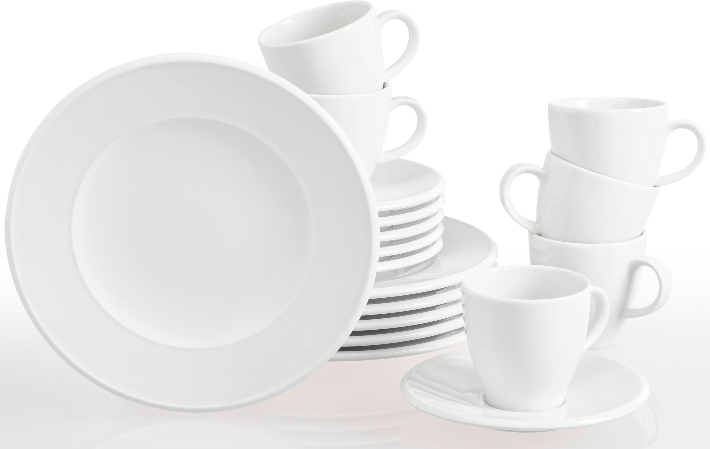 Retsch Arzberg Kaffeeservice »Geschirr-Set Novo«, (Set, 18 tlg.), Made in  Germany, 18 Teile, für 6 Personen | BAUR