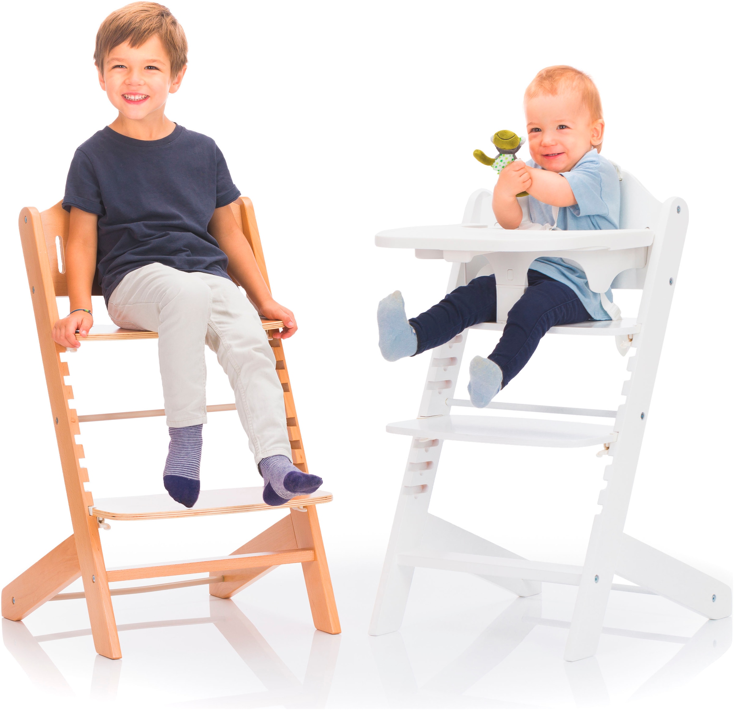Fillikid Hochstuhl »Pia Swing«, (Set), 3 St., inkl. Neugeborgenenaufsatz und Wippe