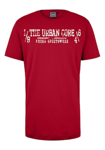 AHORN SPORTSWEAR T-Shirt »URBAN CORE_WHITE«, Mit lässigem Print kaufen