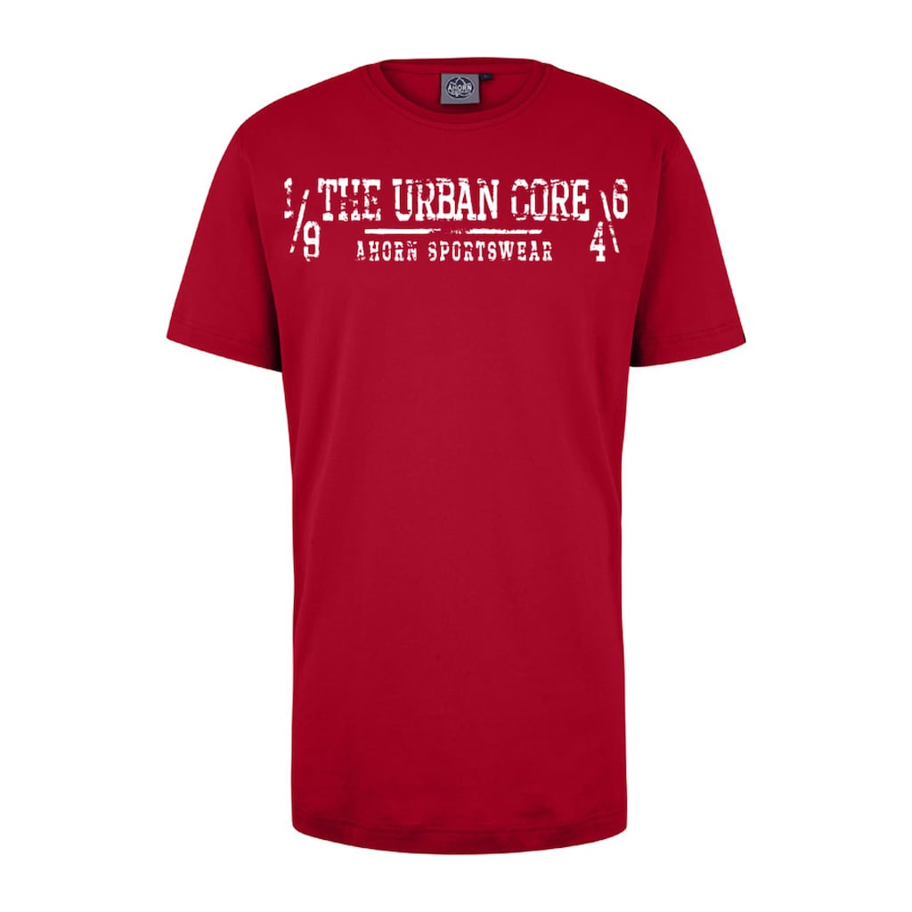 AHORN SPORTSWEAR T-Shirt »URBAN CORE_WHITE«