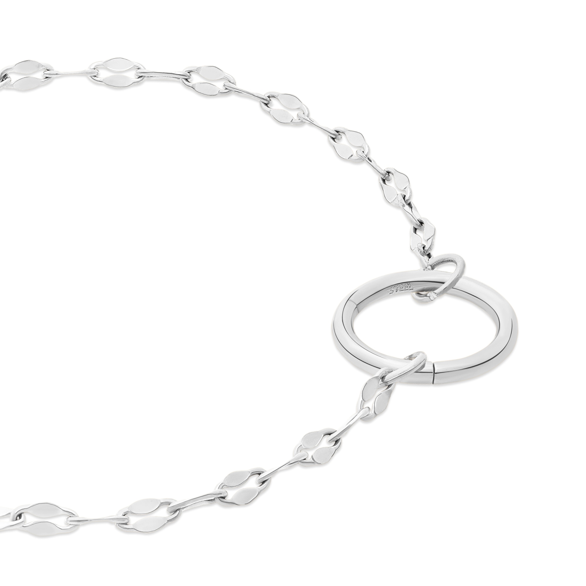Tamaris Charm-Armband »Schmuck Geschenk Edelstahl Charm Armkette Lip Chain«