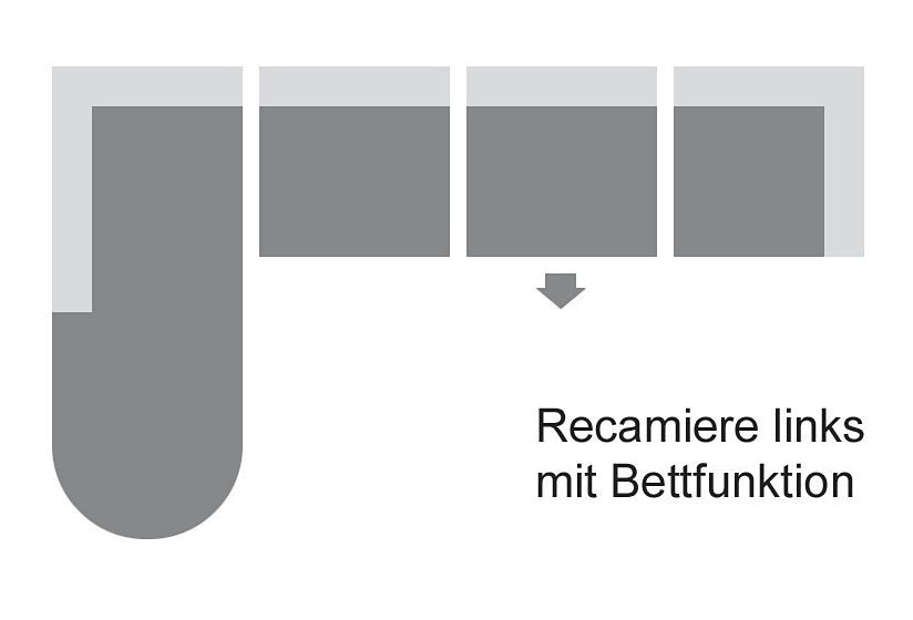 Home affaire Ecksofa »Budapest L-Form«, wahlweise mit Bettfunktion, mit Recamiere oder Ottomane