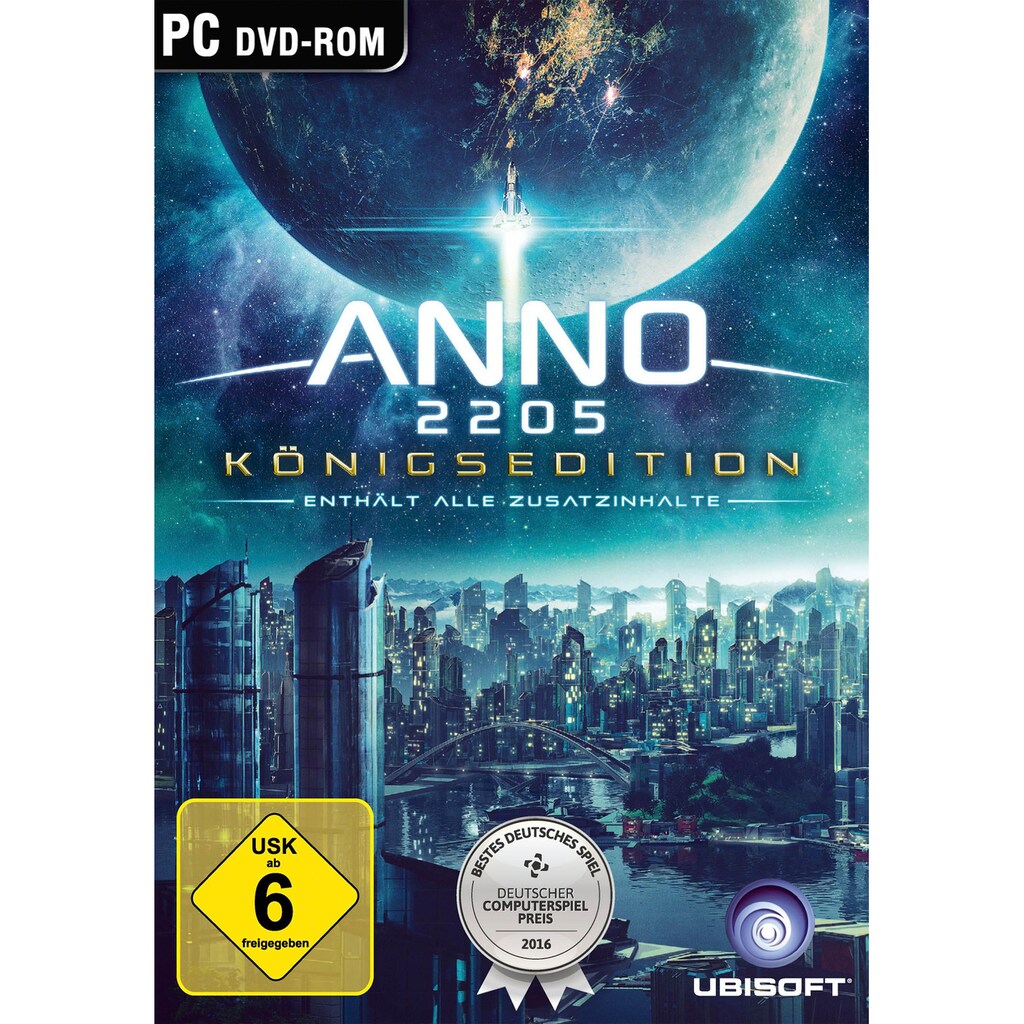 UBISOFT Spielesoftware »Anno 2205 Königsedition«, PC, Software Pyramide