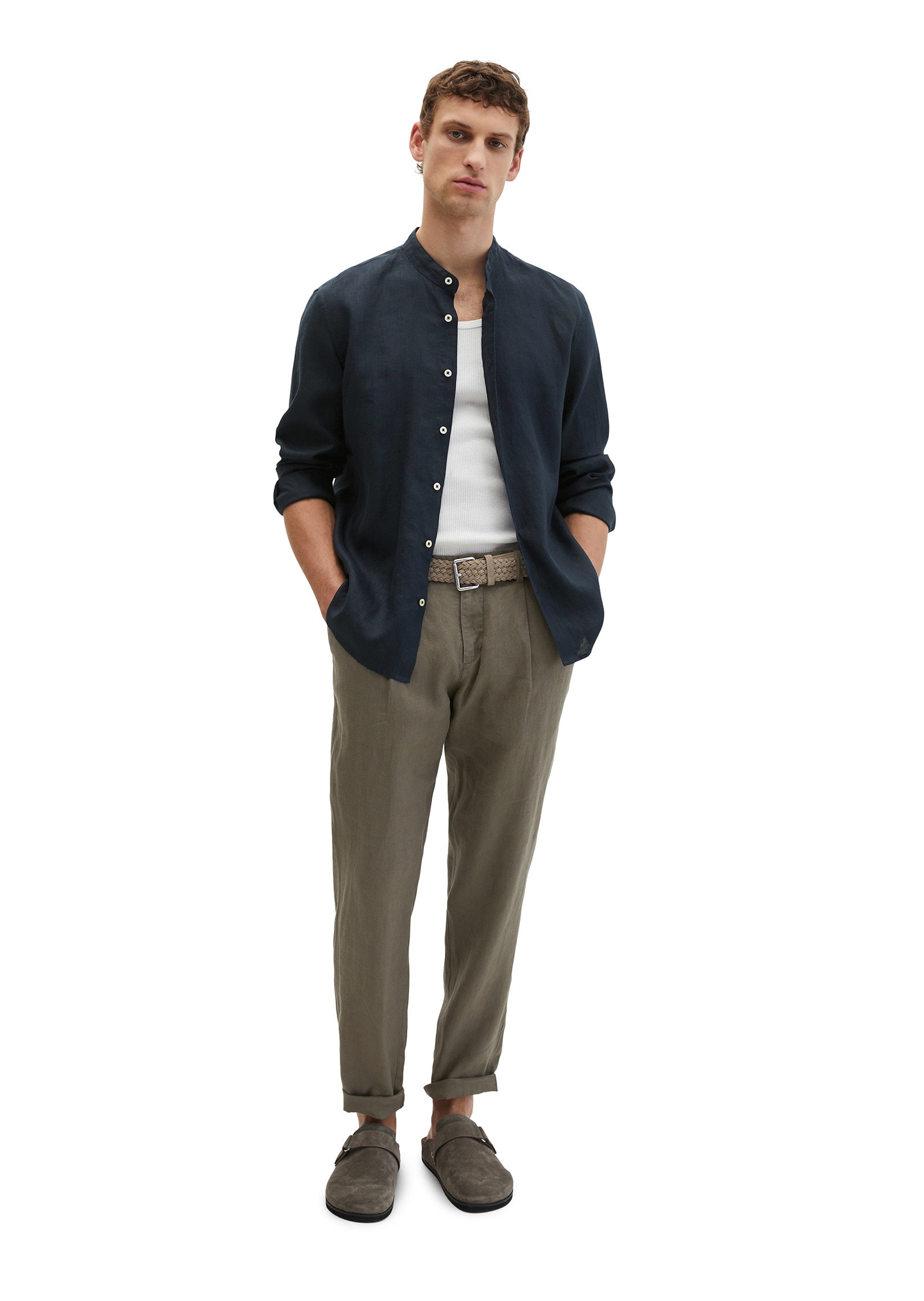 Marc O'Polo Langarmhemd »aus reinem Leinen«