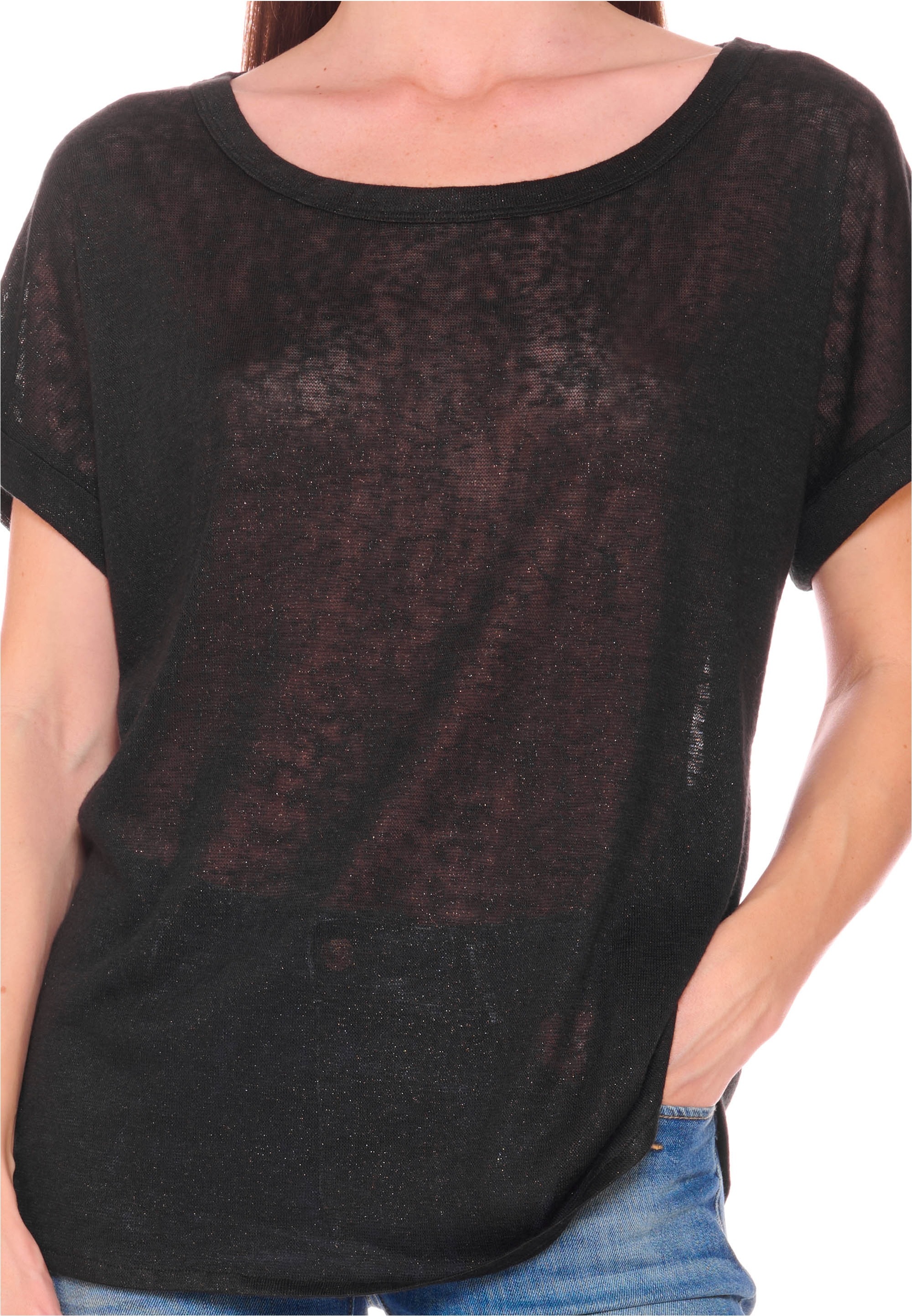 Le Temps Des Cerises T-Shirt »PATRUL«, mit dezentem Muster