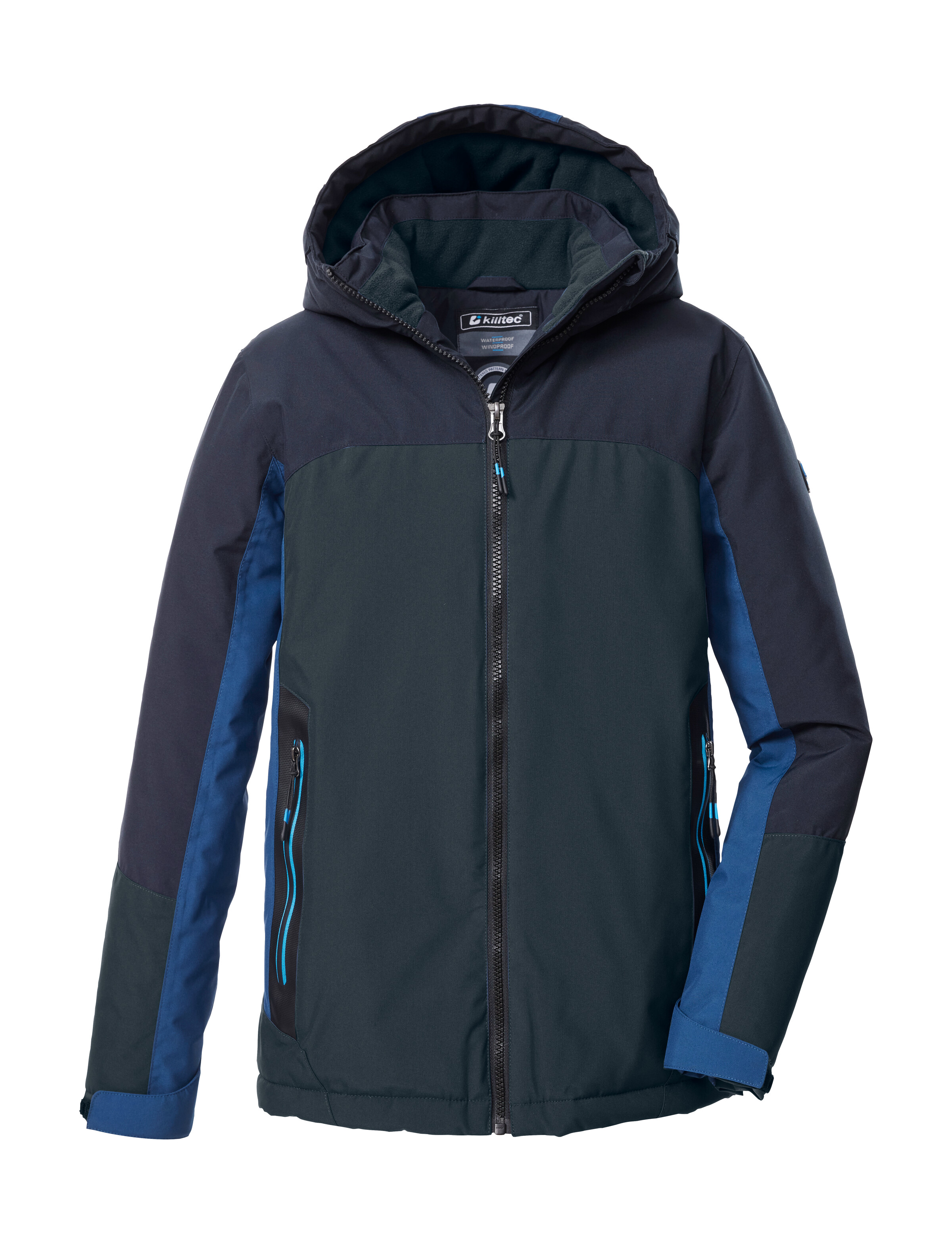 Killtec Funktionsjacke "KOW 223 BYS JCKT" Wind- und wasserdichte Kinderjacke mit Fleece und Schneefang