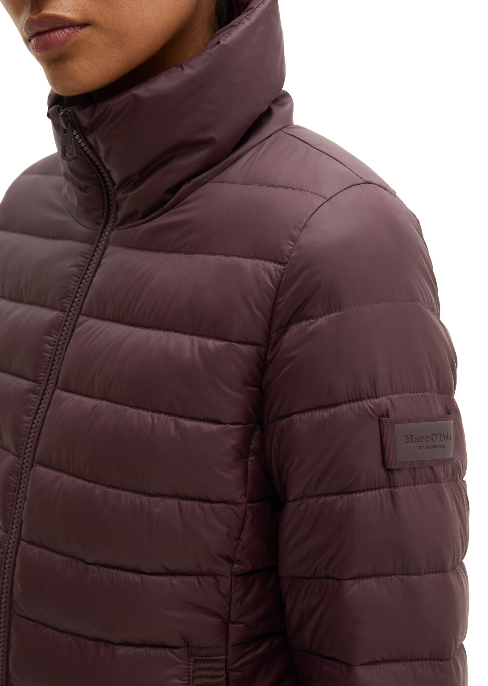 Marc O'Polo Outdoorjacke »mit recycelten Materialien« ohne Kapuze