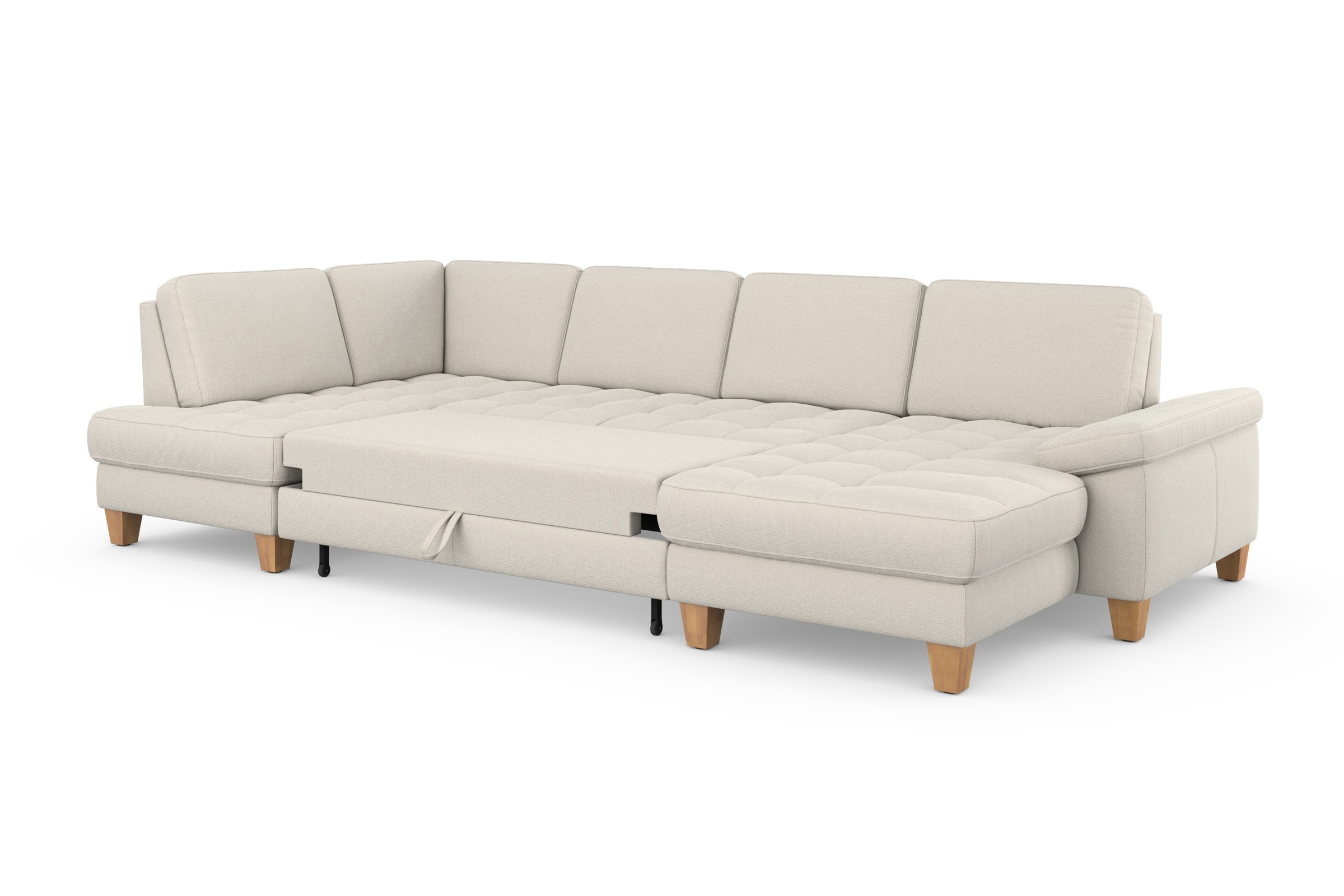 sit&more Wohnlandschaft »Westham U-Form«, wahlweise mit Bettfunktion, Bettkasten, Sitztiefenverstellung