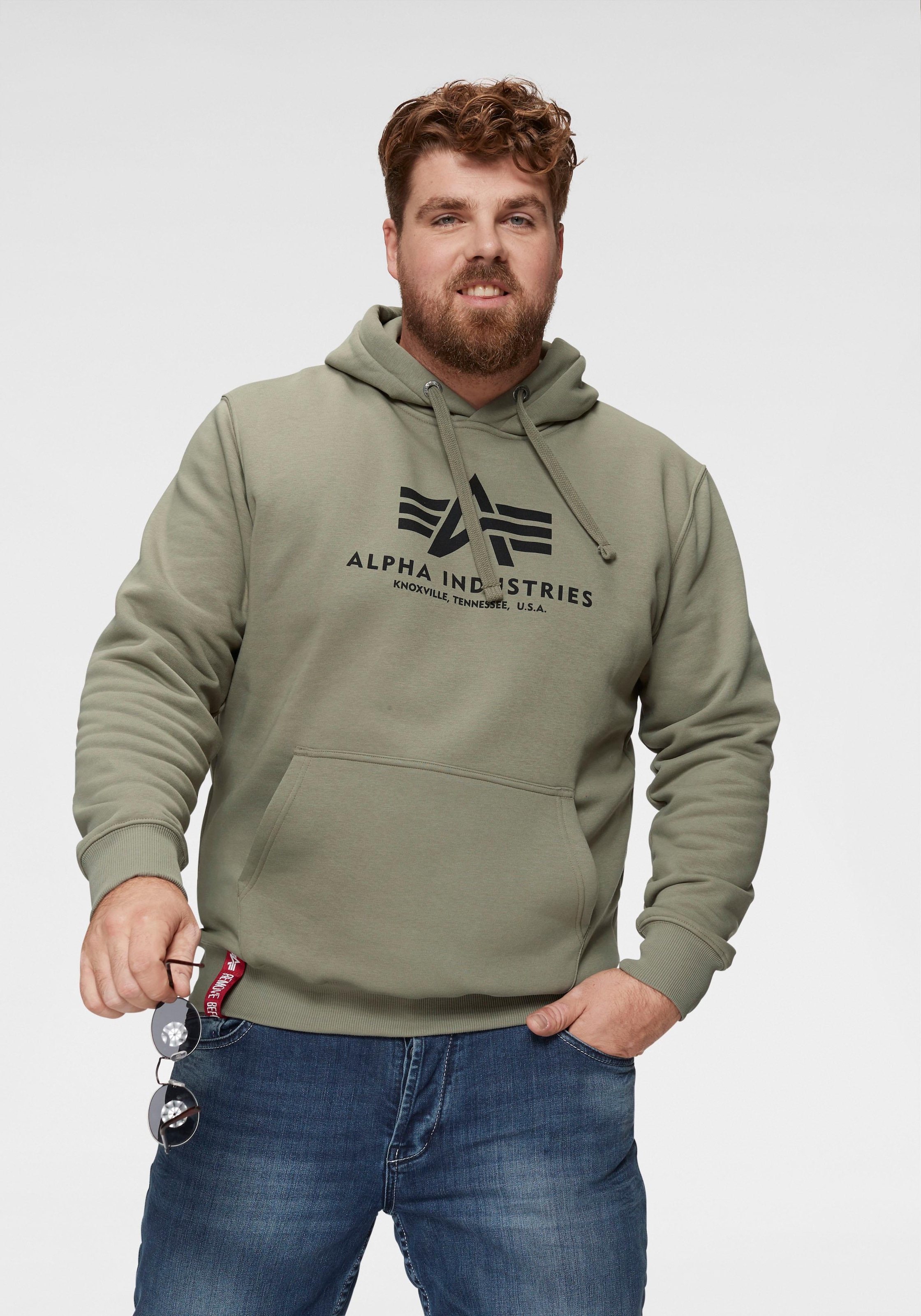 Alpha Industries "Basic Hoody", Baumwollmischung, regular fit günstig online kaufen