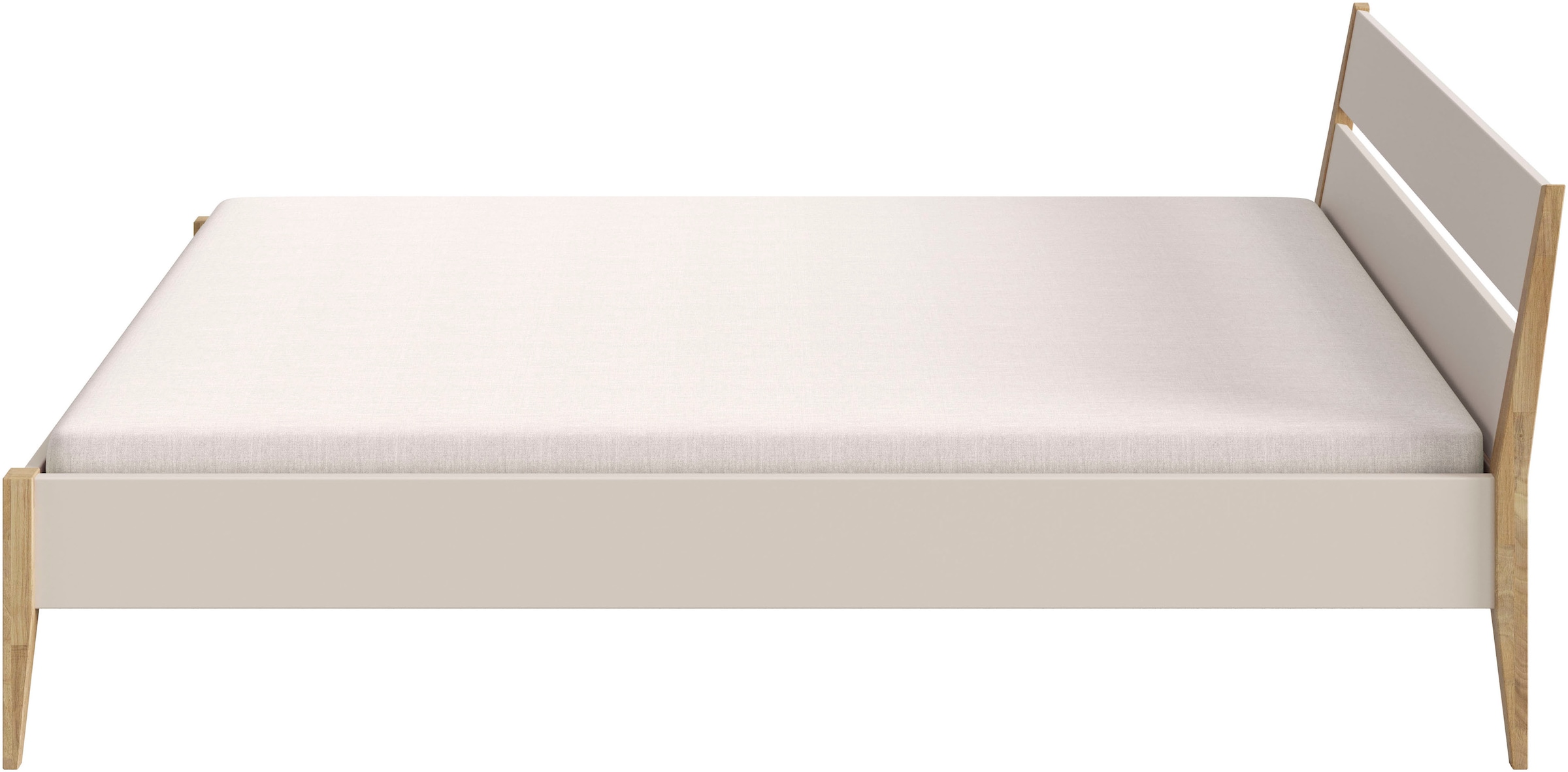 PAIDI Kinderbett »STIENE in verschiedenen Größen und Farben« 90/120/140x200cm - Beige, Grau, Eiche massiv,  Jugendbett mit Massivholz, pflegeleicht, langlebig, Jugendliege