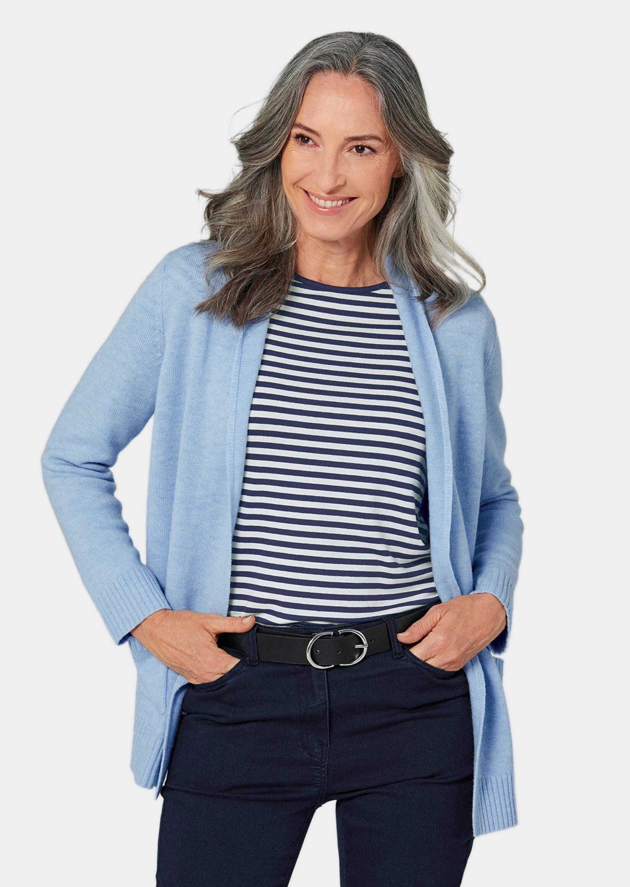 GOLDNER Strickjacke »Strickjacke Strickjacke aus Merinowolle«