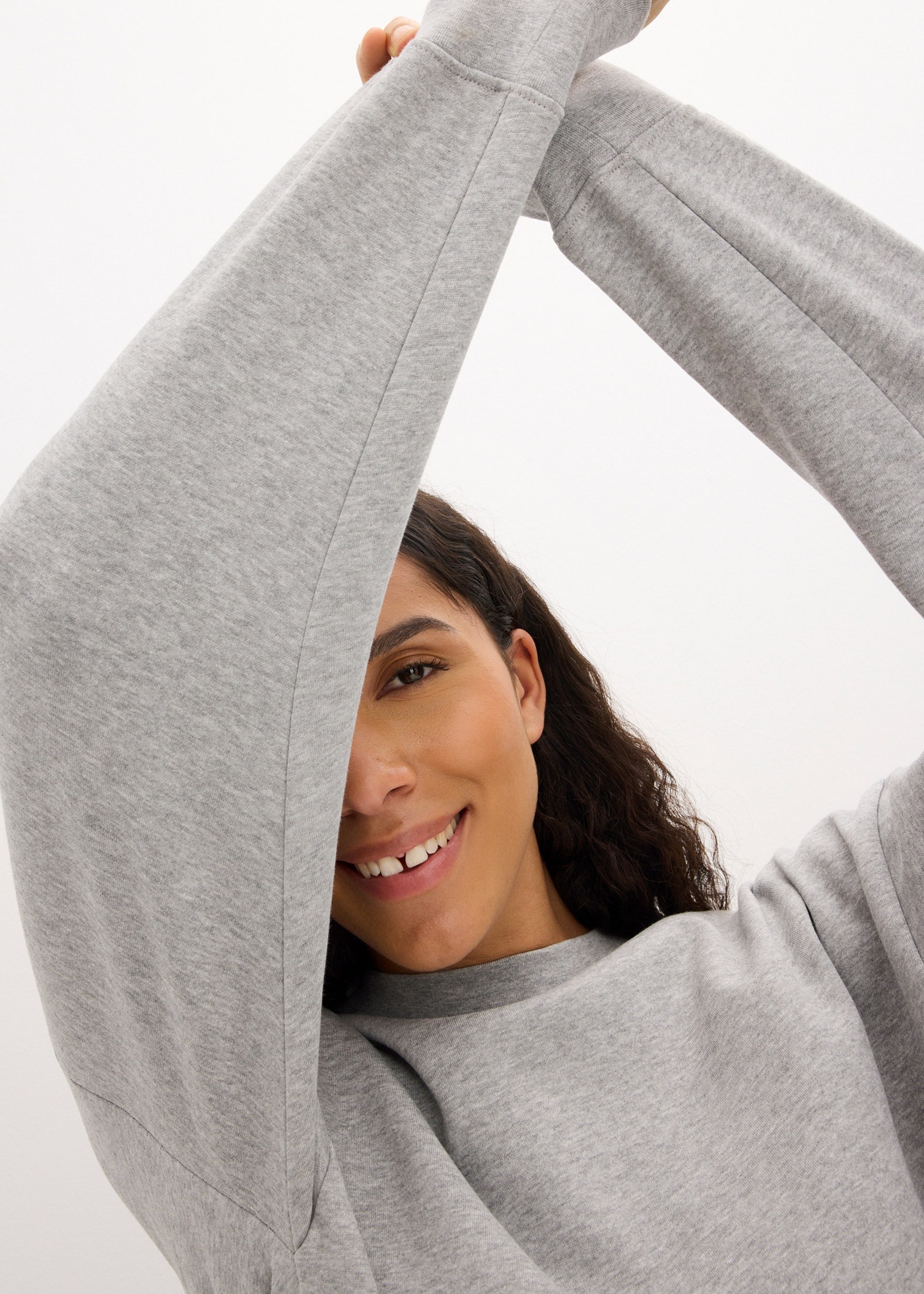 bonprix Sweatkleid "Oversized Sweatkleid" Ohne Taschen im Oversized-Look günstig online kaufen