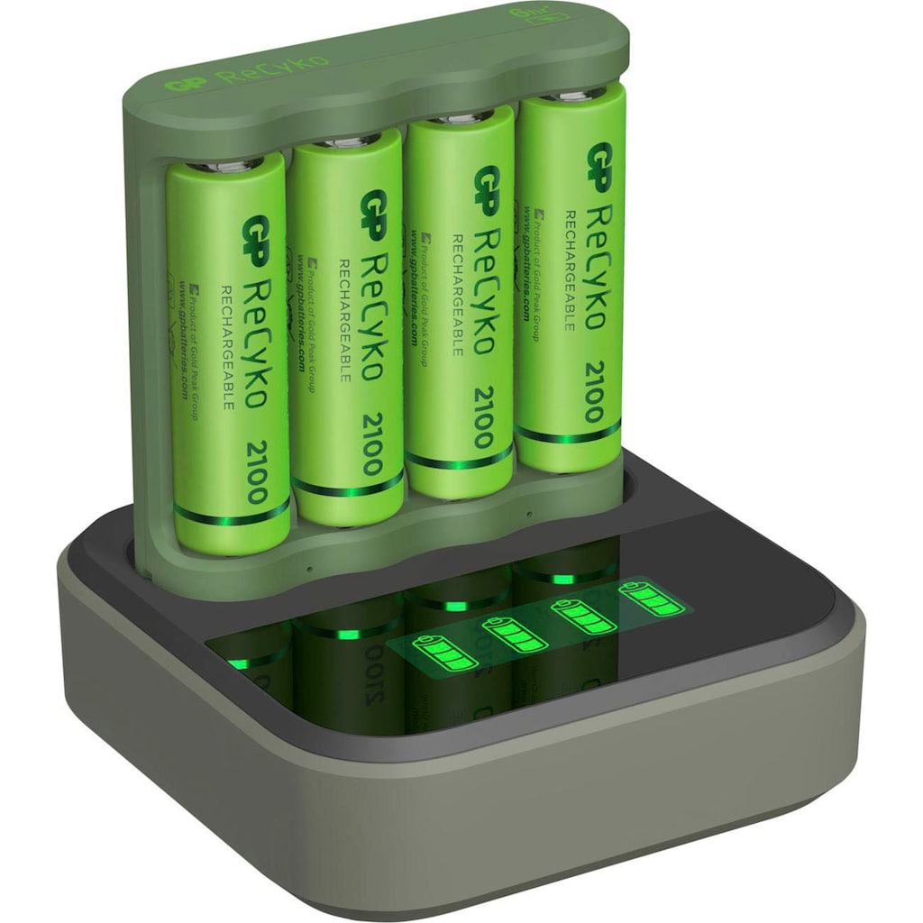 GP Batteries Akku-Ladestation »USB-Akkuladegerät B421 mit Docking Station«