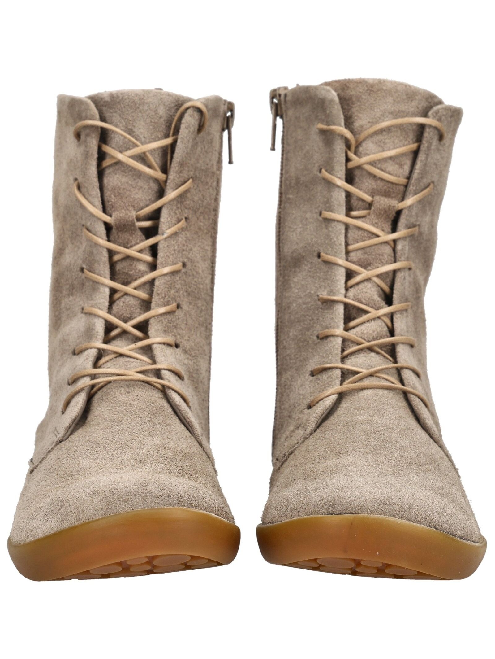 Think! Schnürstiefelette »Think! Stiefelette Veloursleder«