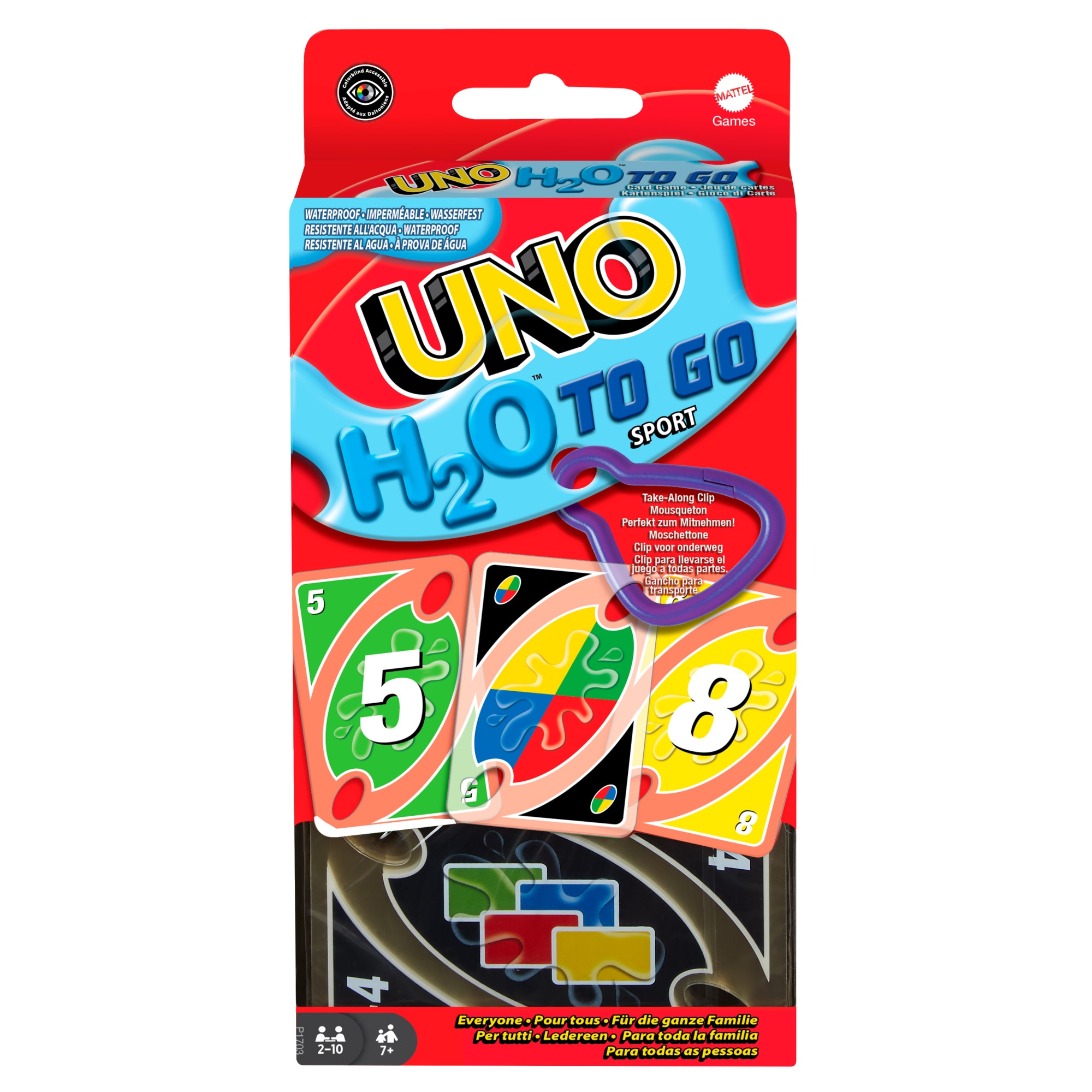 Mattel games Spiel »UNO H2O To Go«