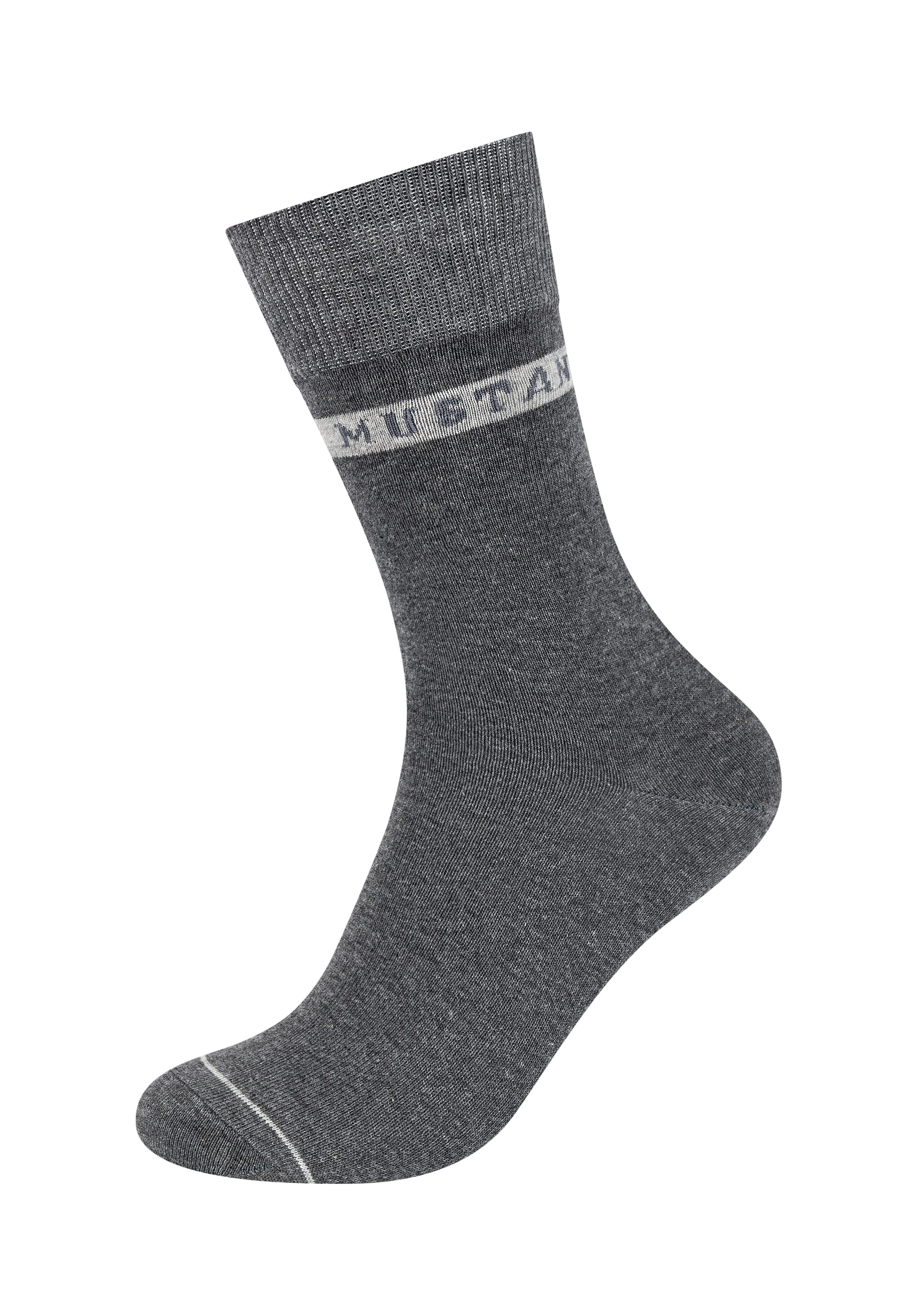 MUSTANG Socken »casual« 6 Paar tlg. weicher und elastischer Komfortbund