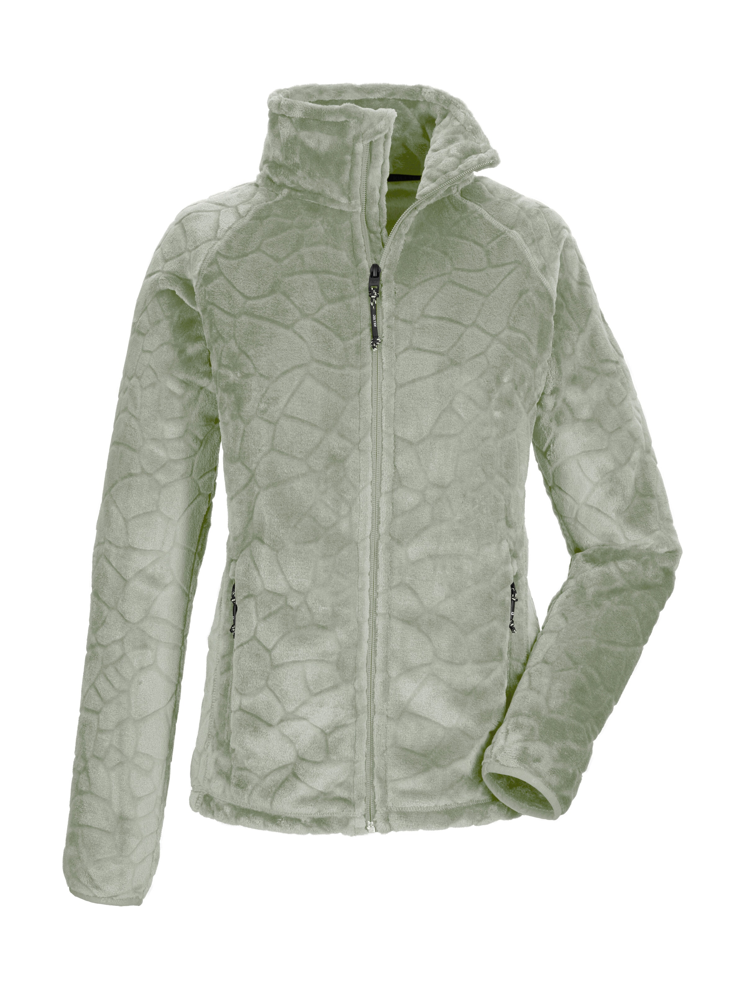 Killtec Fleecejacke "KOW 56 WMN FLC JCKT" Weiche Fleecejacke, verschließbare Taschen, Kinnschutz