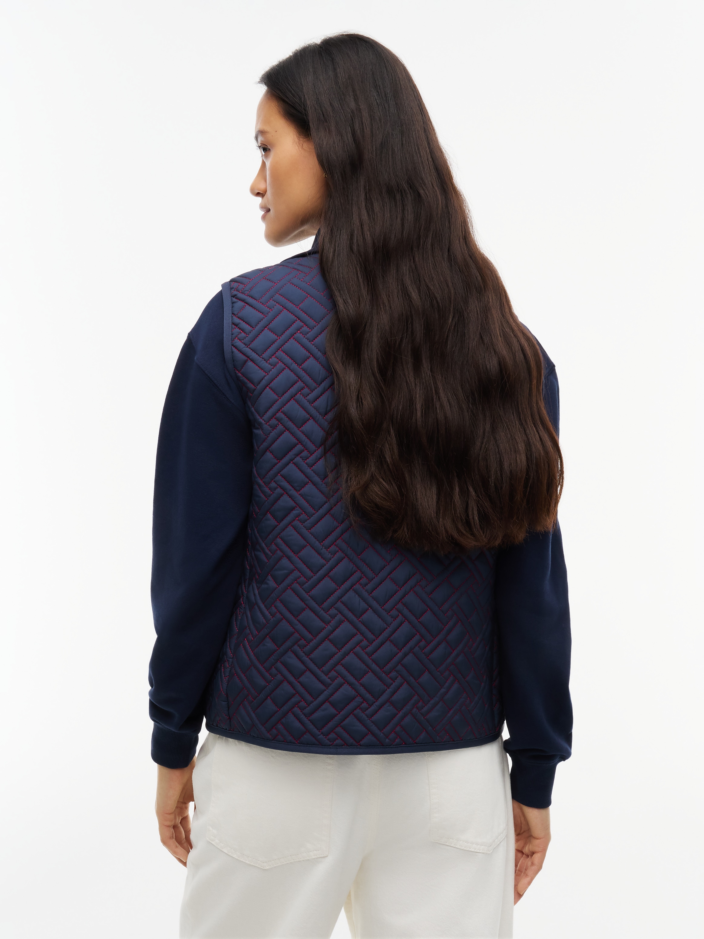 Tommy Hilfiger Steppweste »QUILTED LINER VEST« Kunstfaser