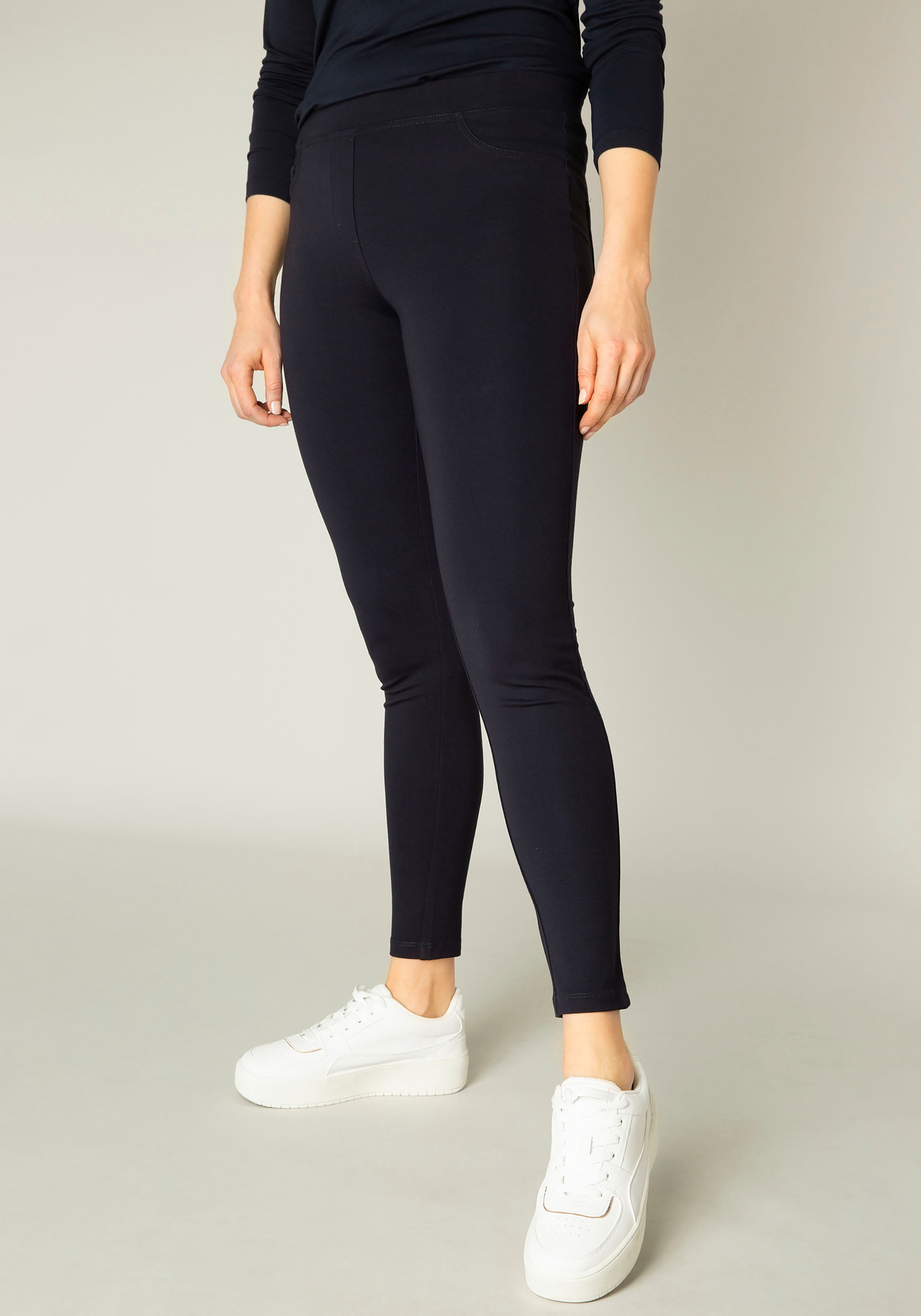 Base Level Jeggings "Ornika", Bequemes Material in Skinny-Fit-Optik