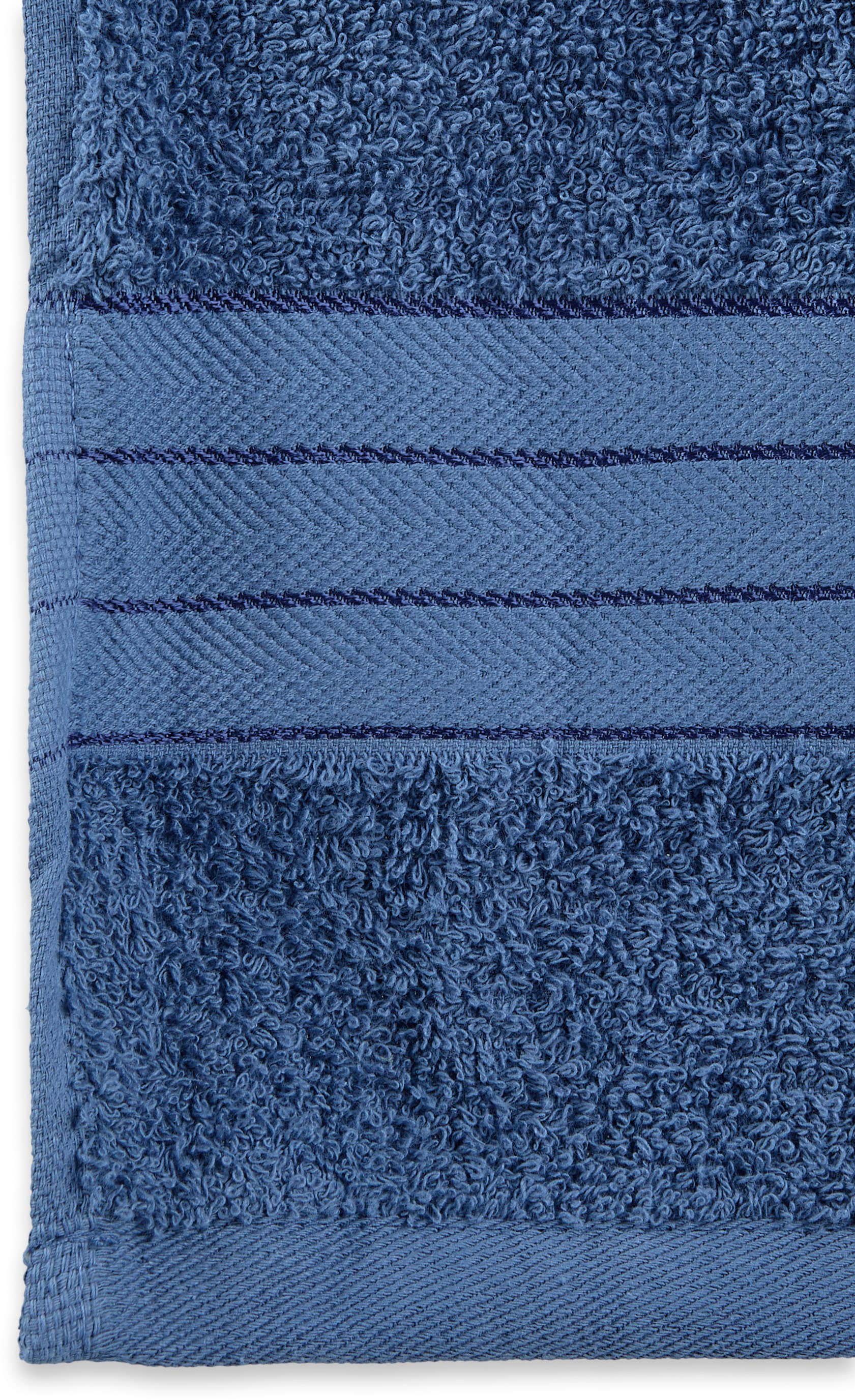 good morning Badetuch »Uni Towels«, (2 St., 2er Set Badetücher 70 x 140 cm), Baumwolle, Walkfrottee, Bordüre, 500 GSM, Einfarbig, ohne Aufhängung