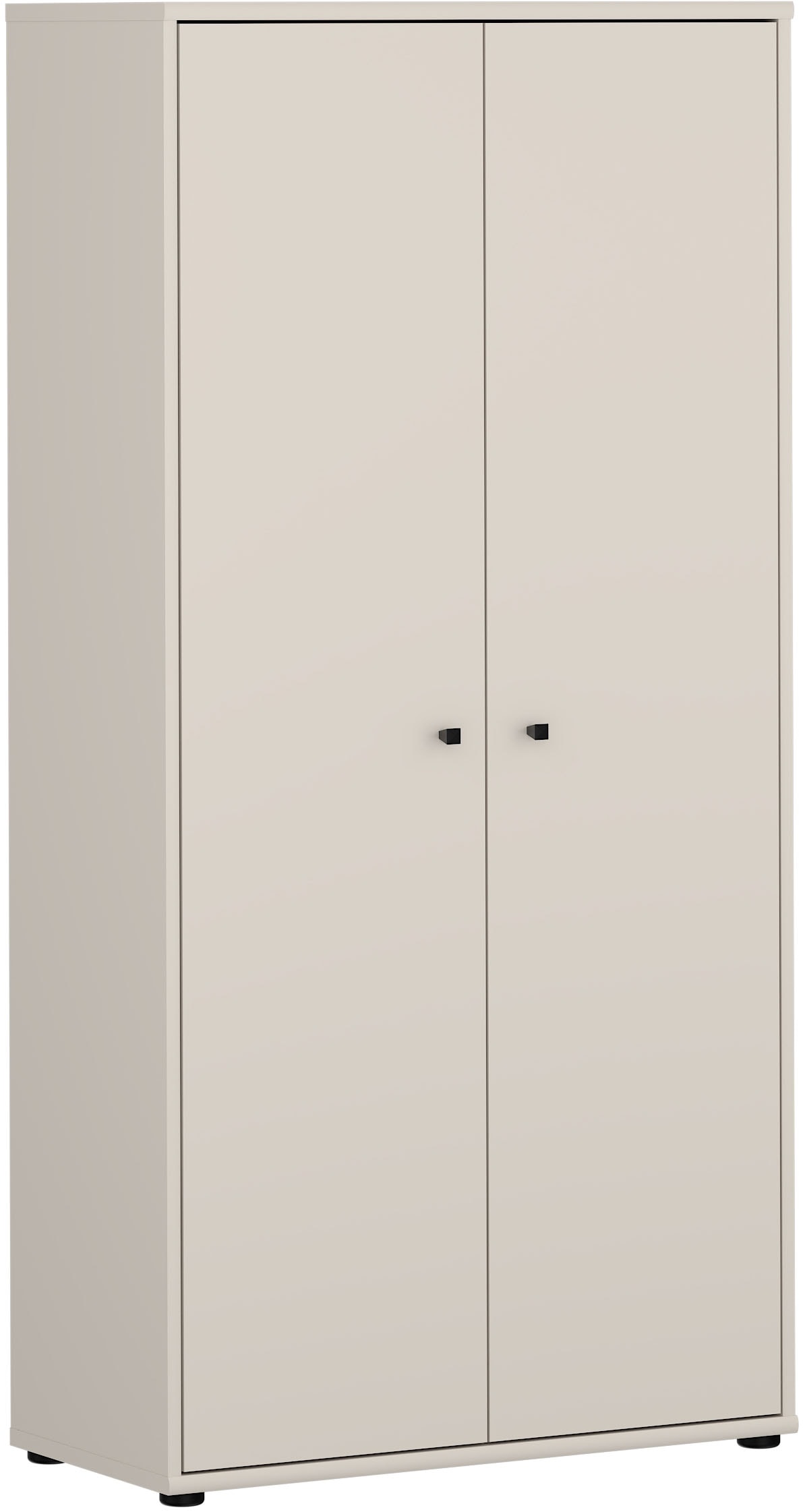 FORTE Schuhschrank "Tempra, Mehrzweckschrank, 2 Türen, Einlegeböden, Höhe 149,5,5 cm" B/H/T 73,7/149,5/34,8 cm